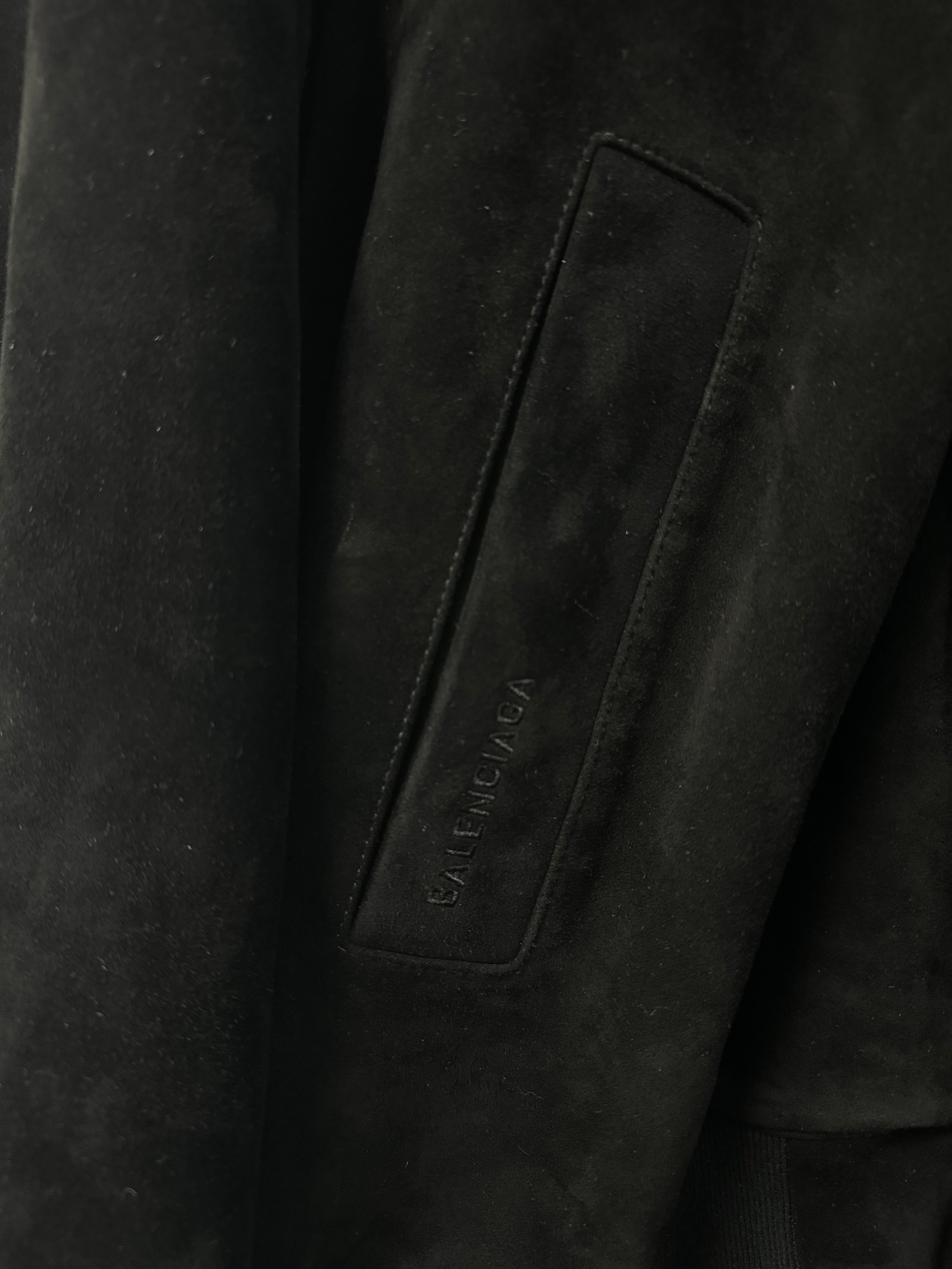 Balenciaga Lamb Leather Windbreaker Jacket