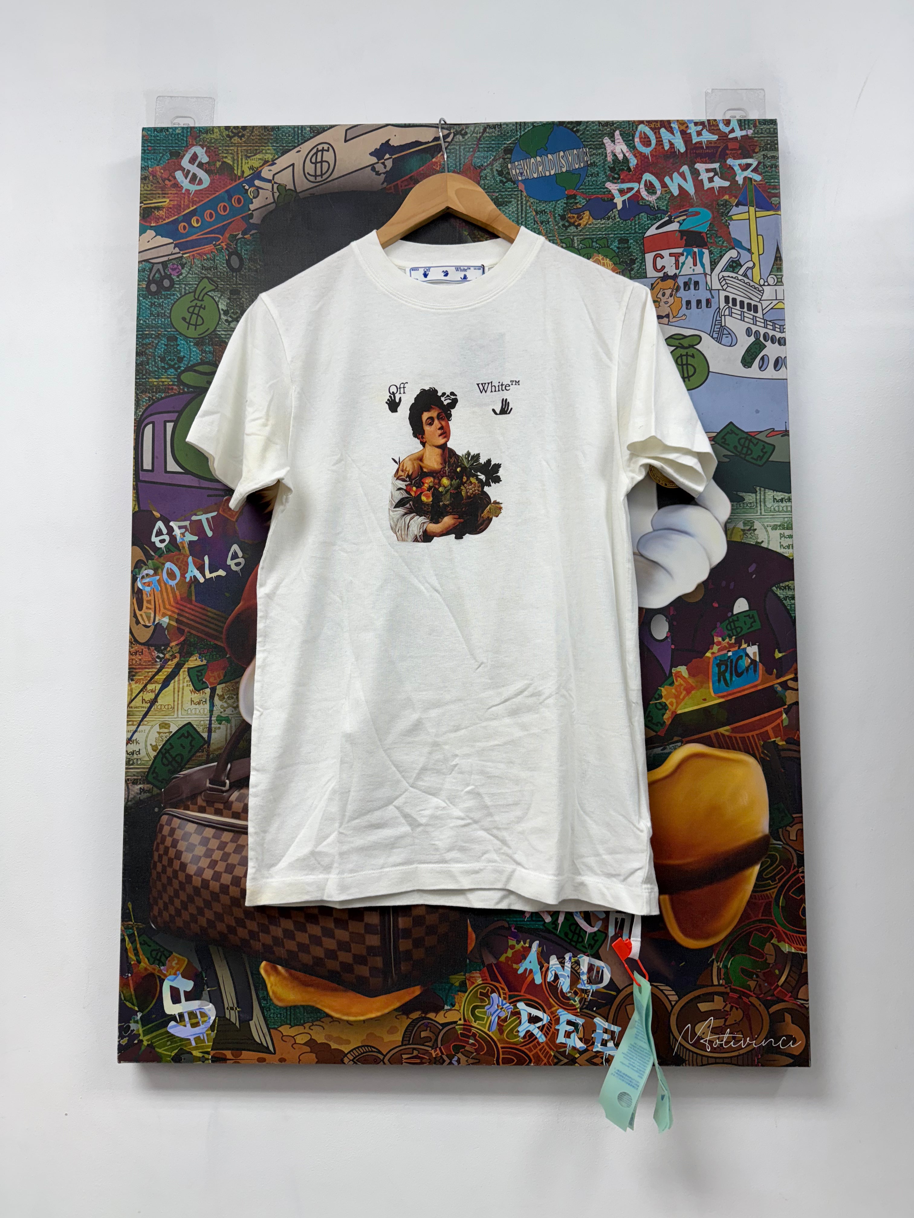 Off-White White Black Cornocopia Tee