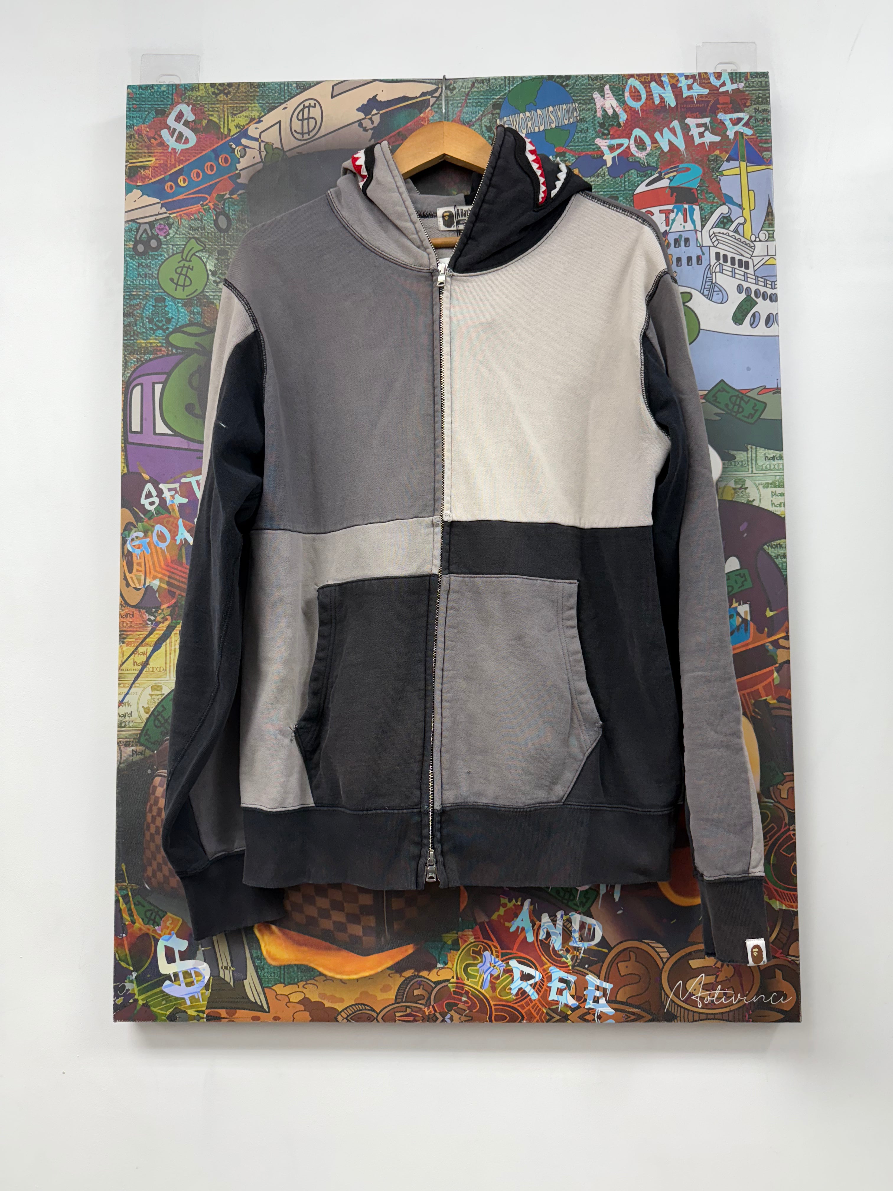 BAPE Grey Tonal (FLAWED) Zip Up