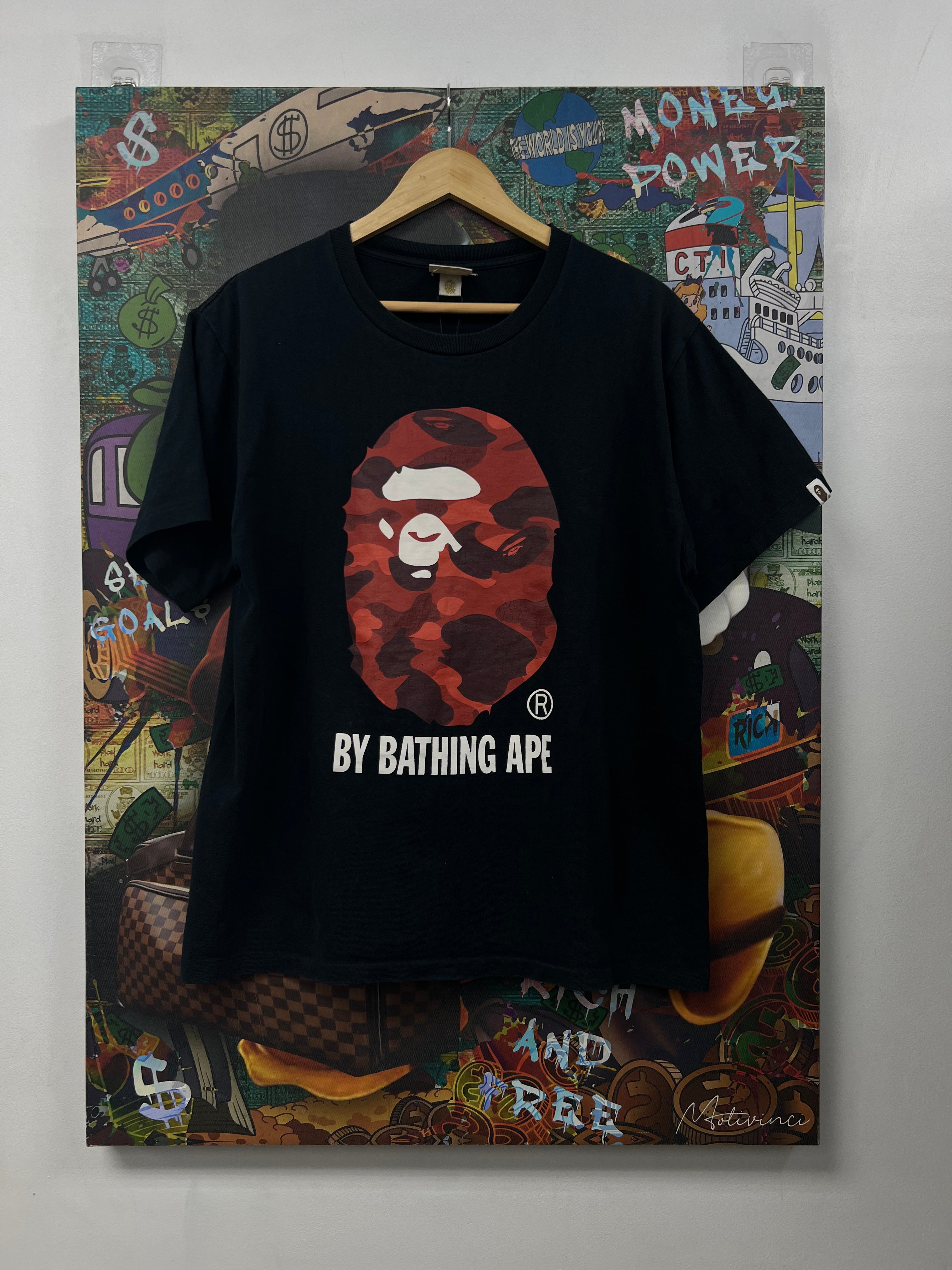 Bape Navy Red ABA Tee