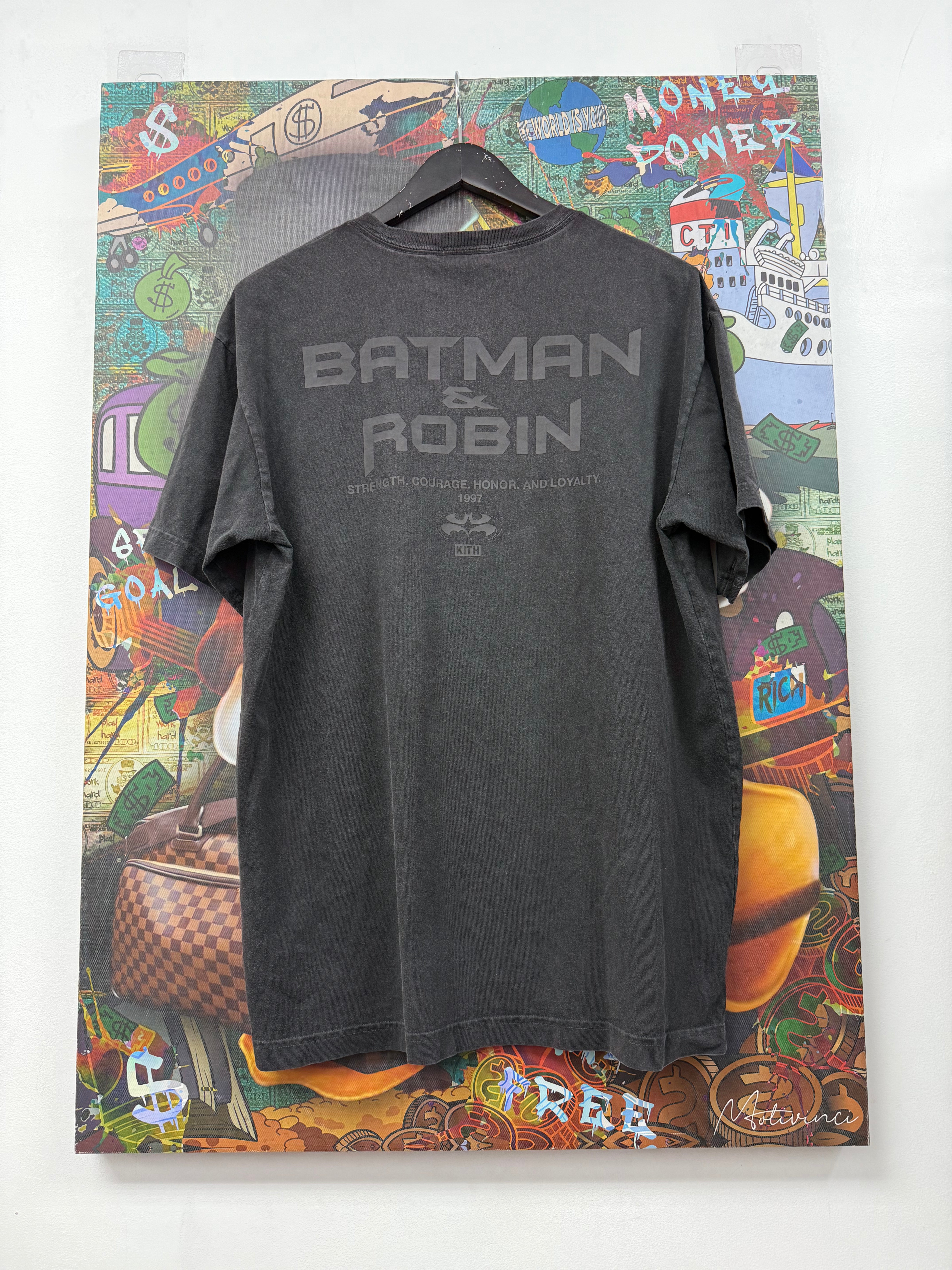 Kith Black Batman Tee