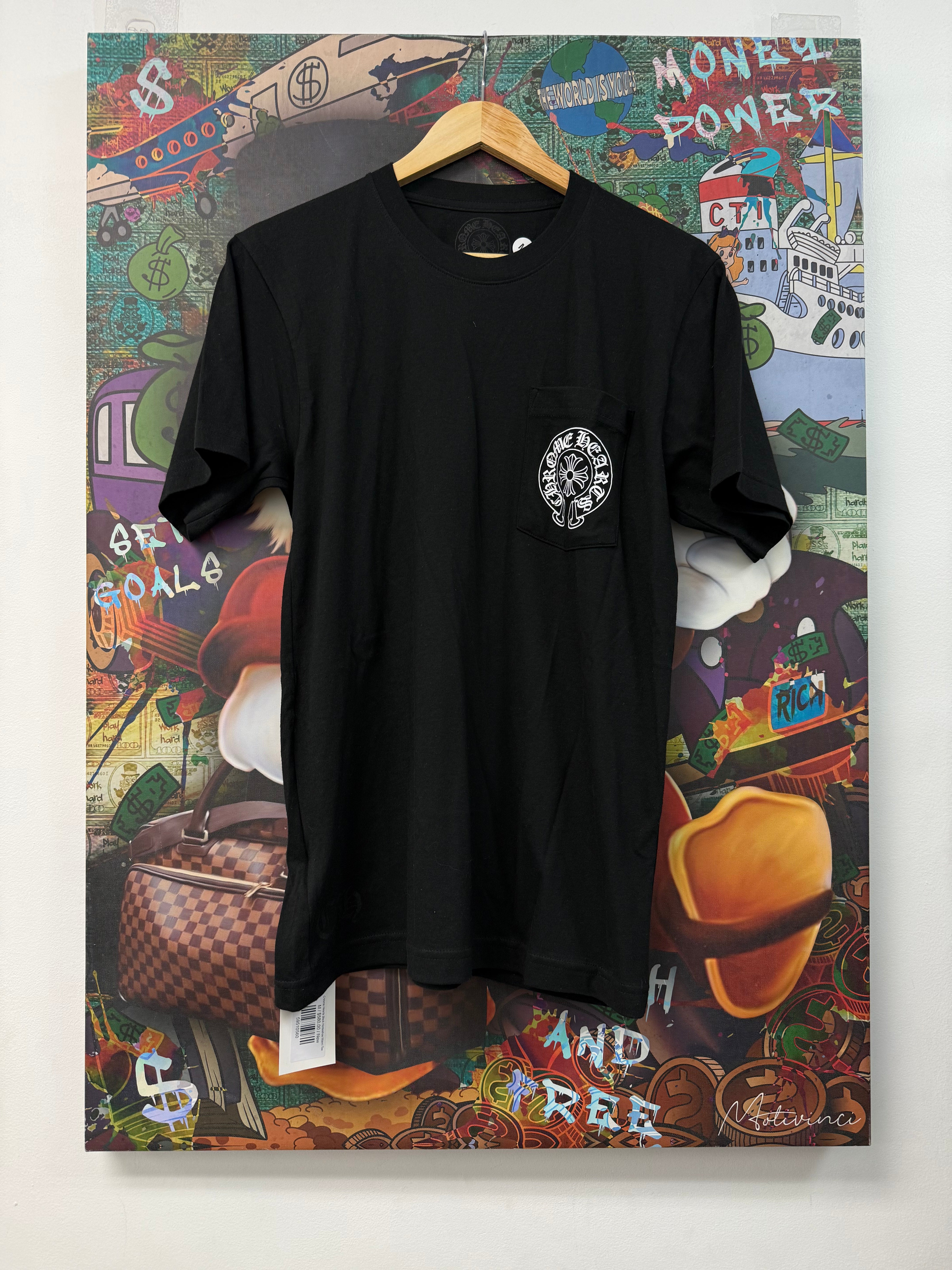 Chrome Hearts Black Horseshoe Miami Tee