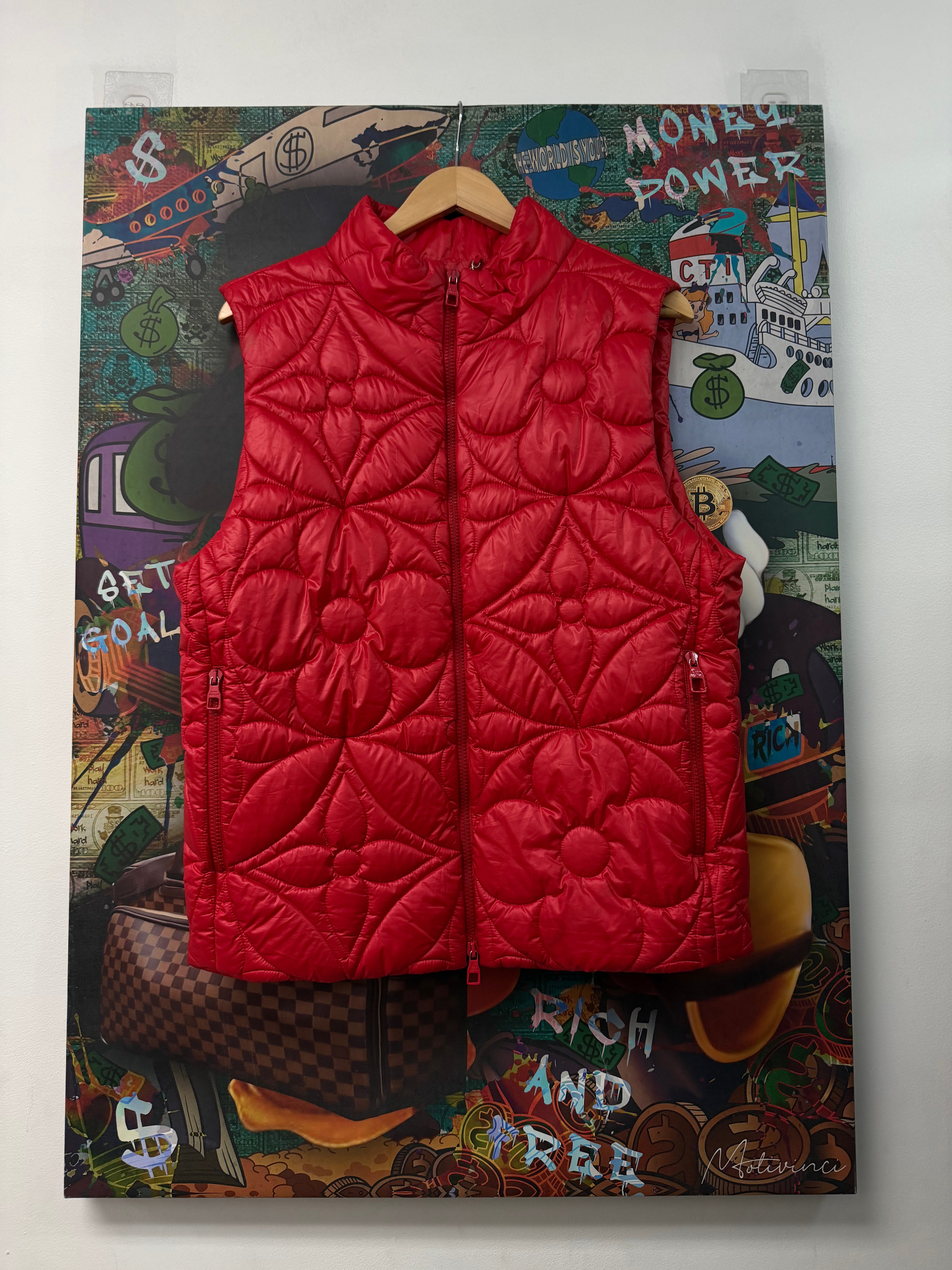 Louis Vuitton Red Monogram (50) Vest