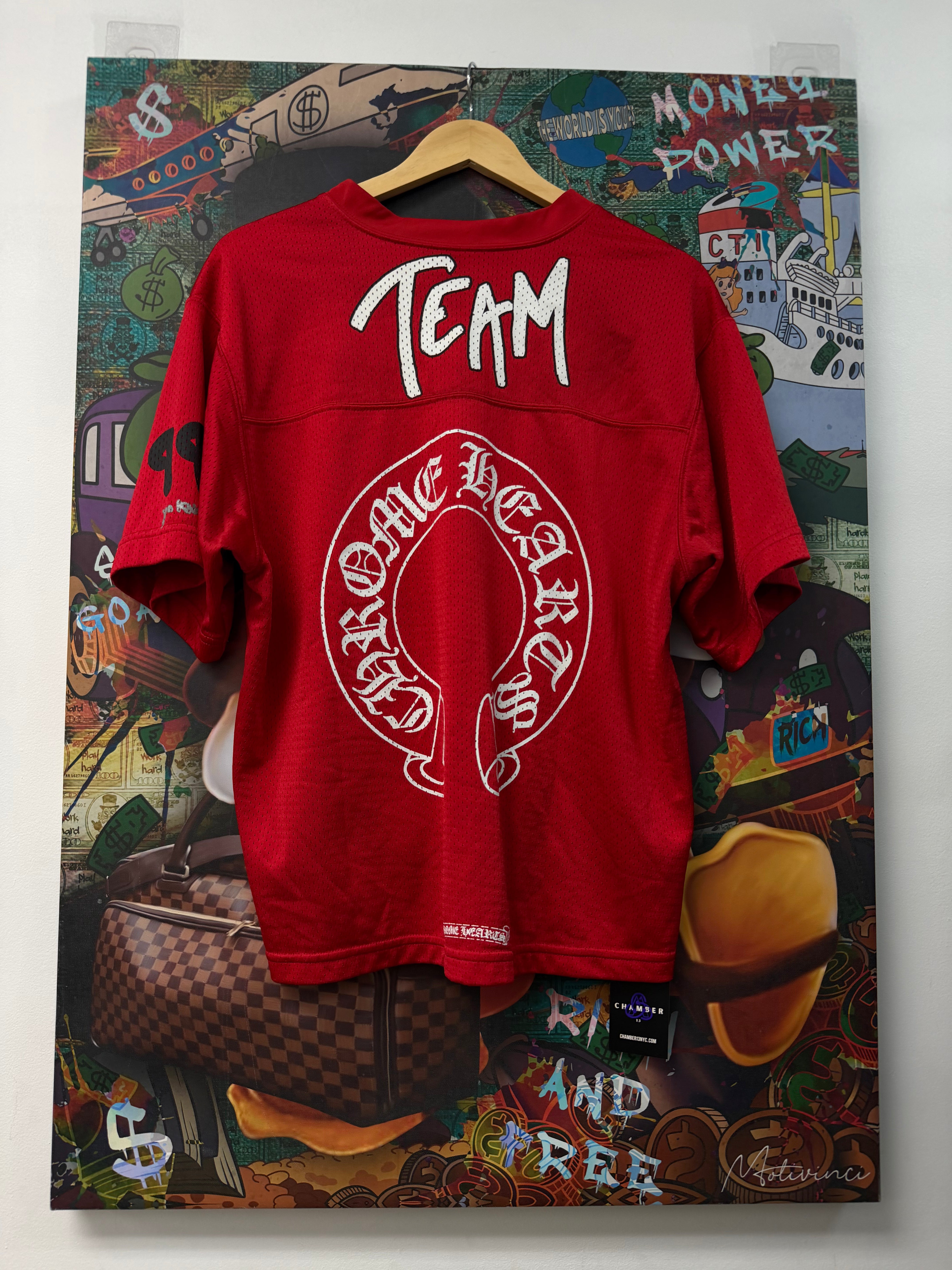 Chrome Hearts Red Form SS Jersey