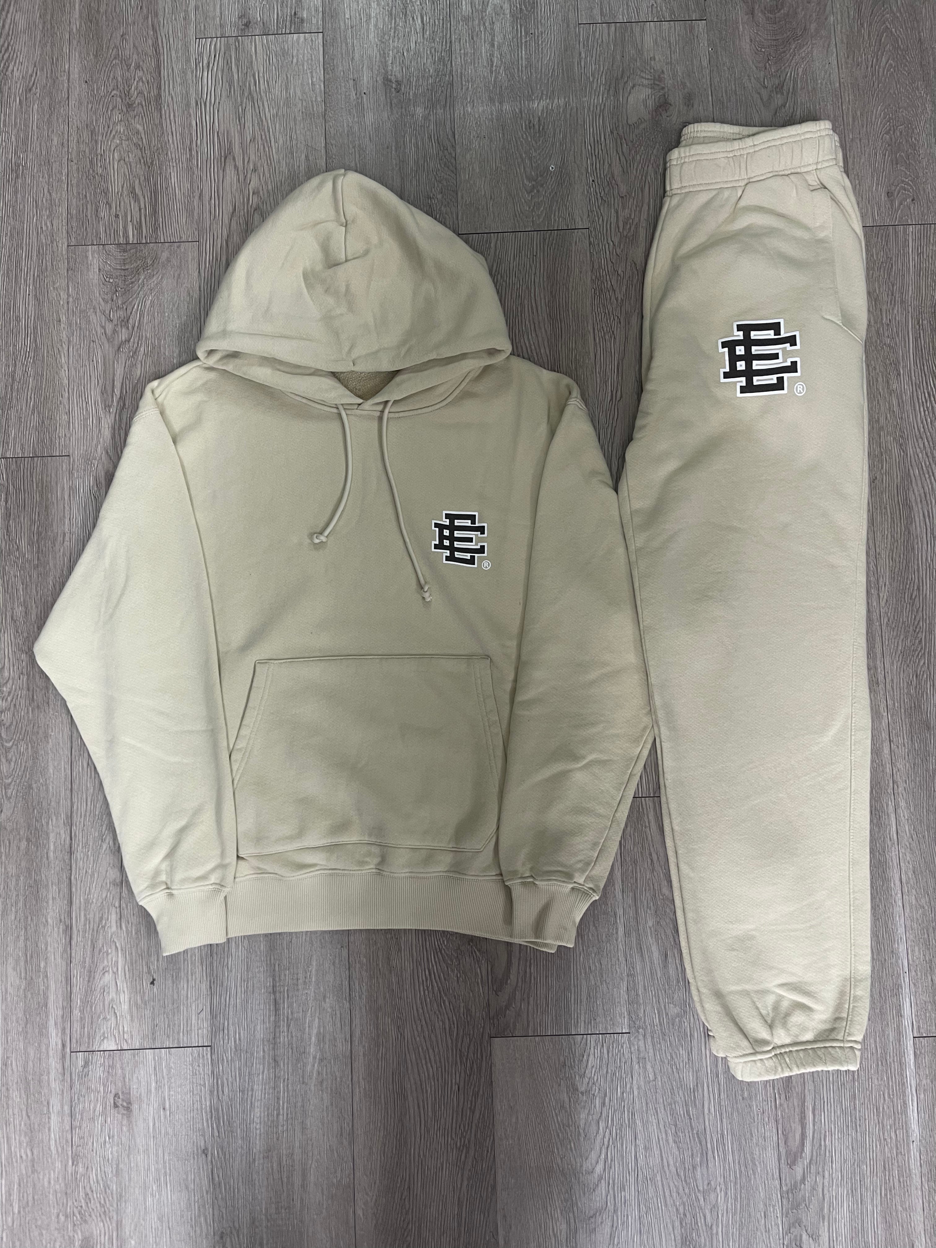 Eric Emanuel Cream Black Basics Sweatsuit