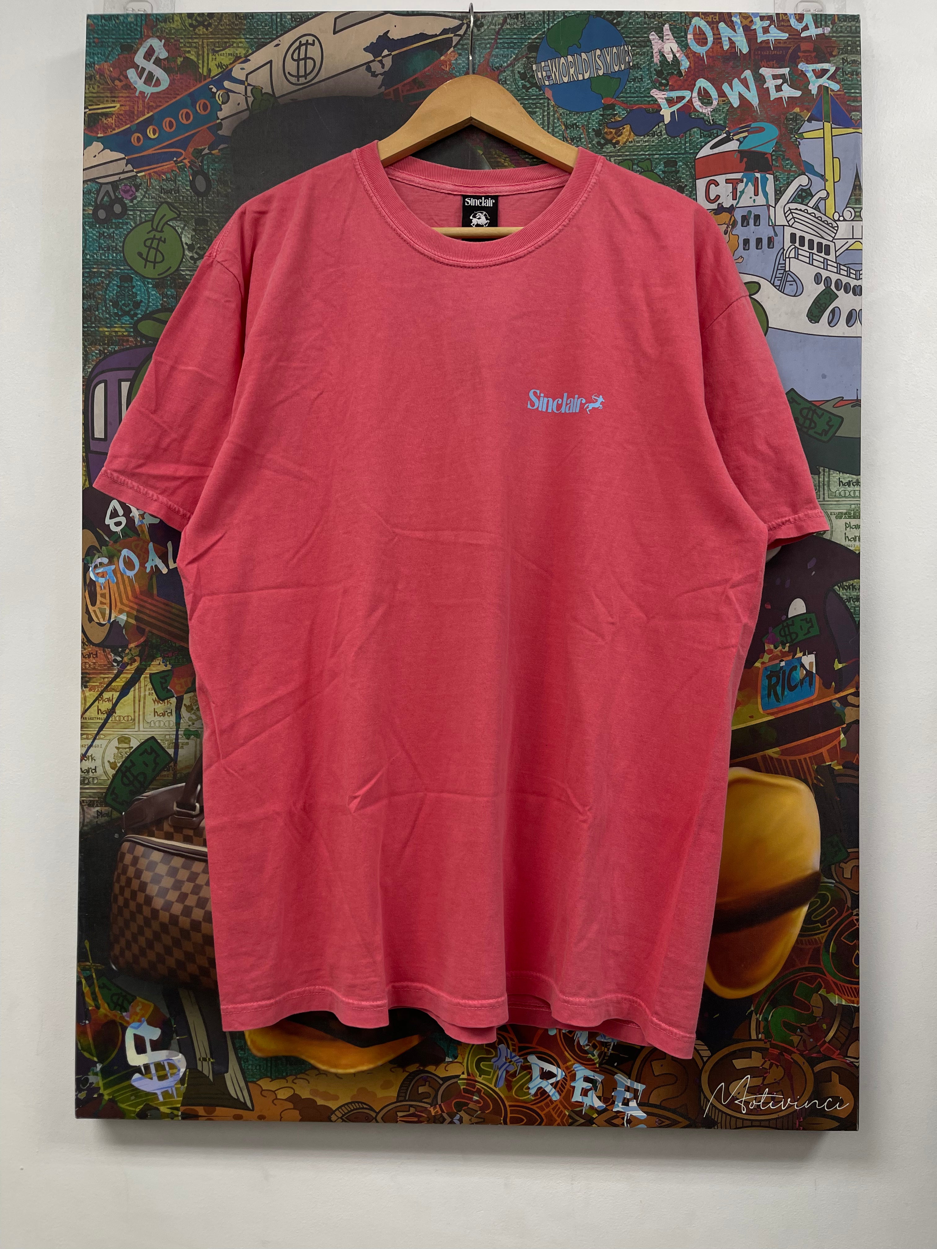 Sinclair Pink Blue Logo Tee