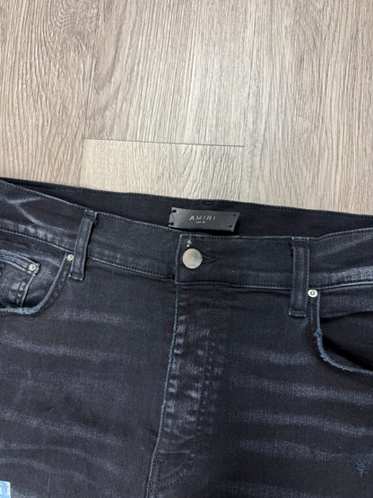 Amiri Playboy Magazine Black Jeans