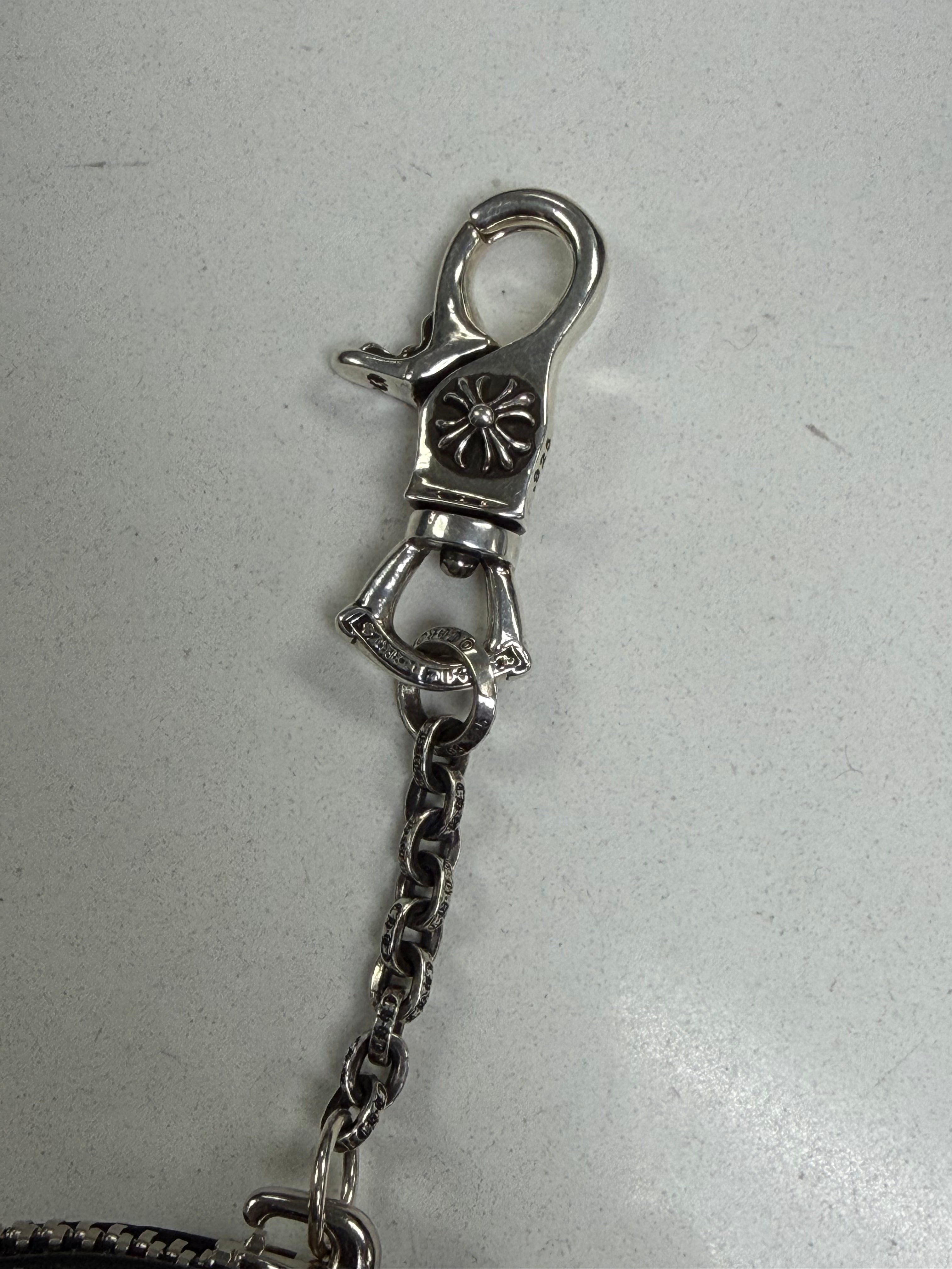 Chrome Hearts Coin Purse W Chain 3 Cross Wallet