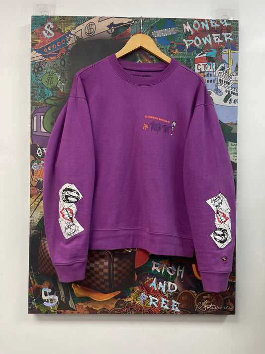 Chrome Hearts Mattyboy I Want More Not Less Crewneck