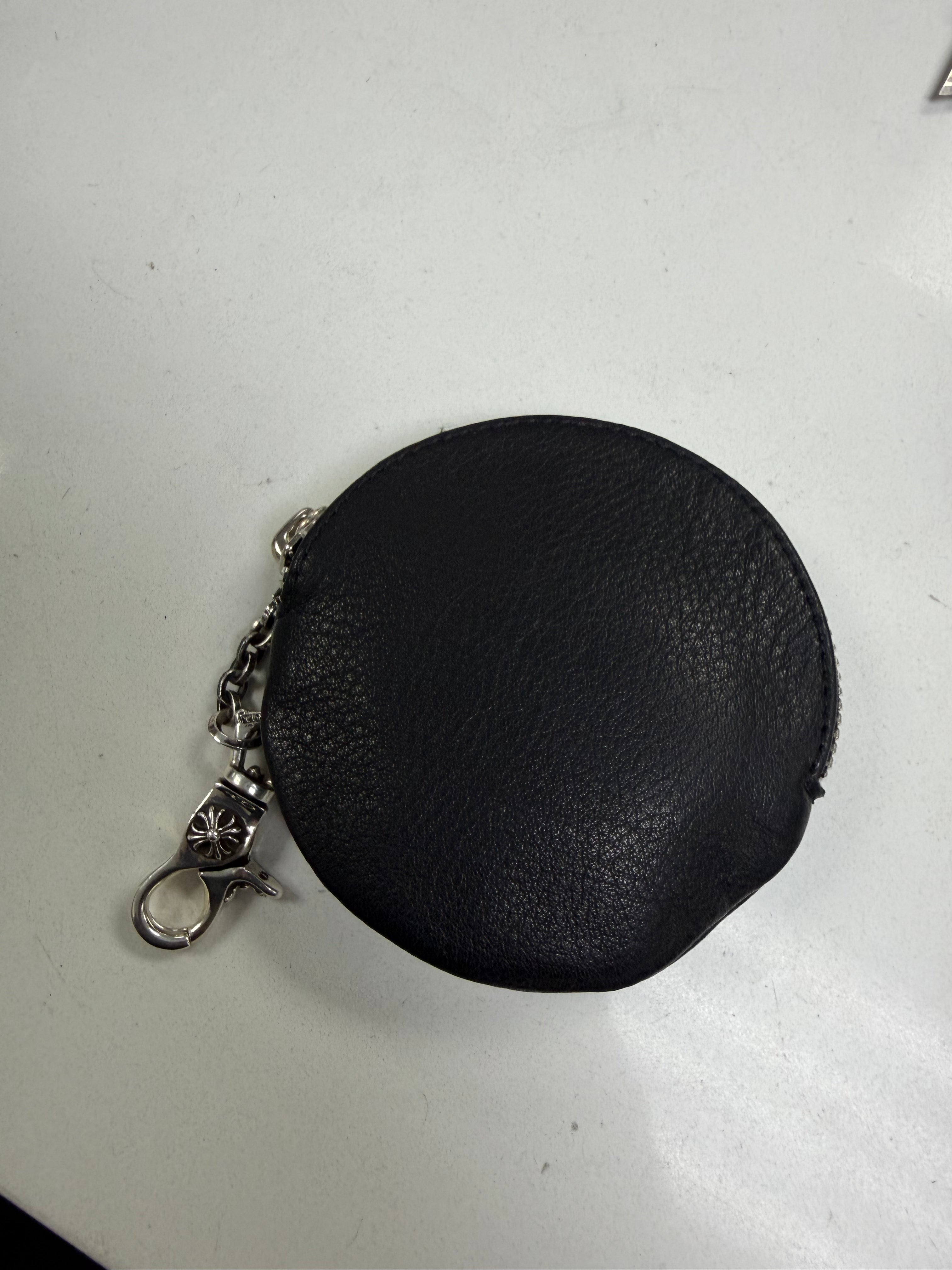 Chrome Hearts Coin Purse W Chain 3 Cross Wallet