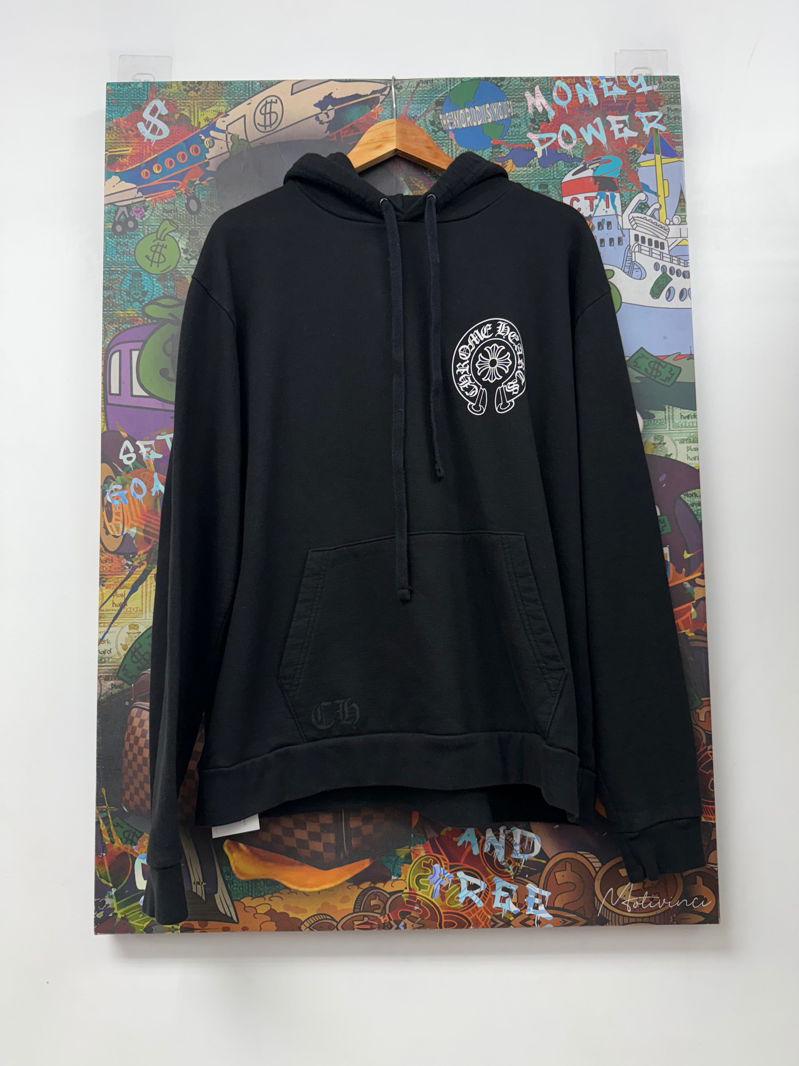 Chrome  Hearts Black New York Horseshoe Hoodie
