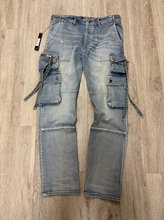 Amiri Tactical Cargo Light Wash Pants
