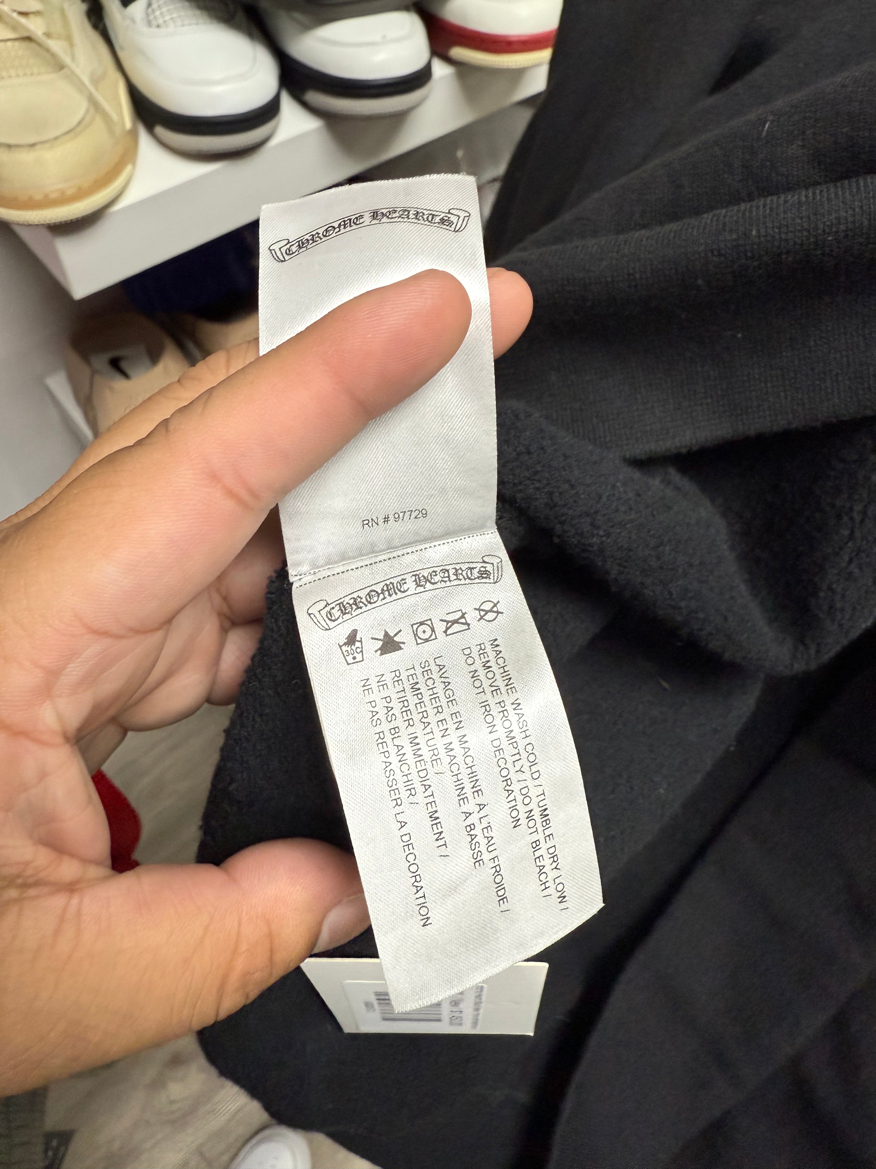 Chrome  Hearts Black New York Horseshoe Hoodie