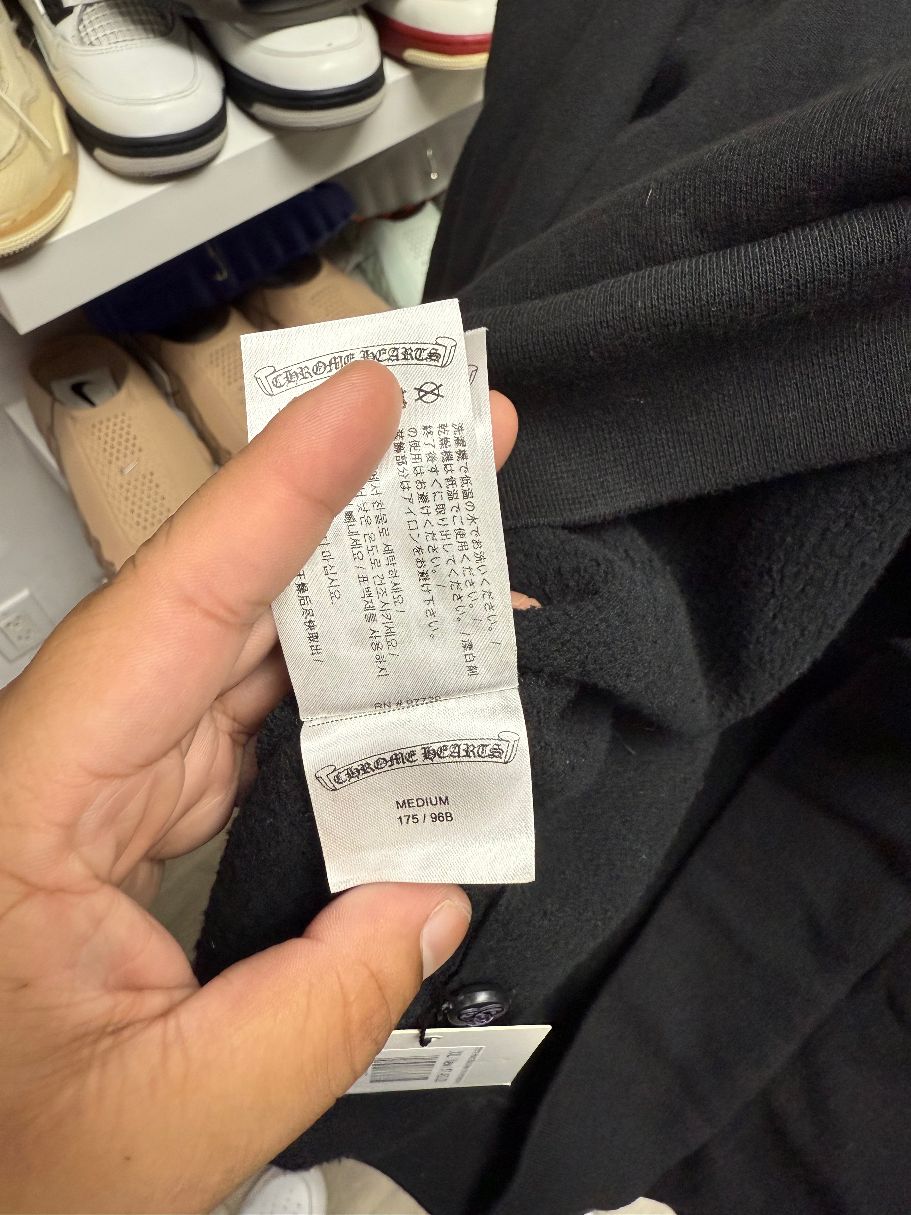 Chrome  Hearts Black New York Horseshoe Hoodie