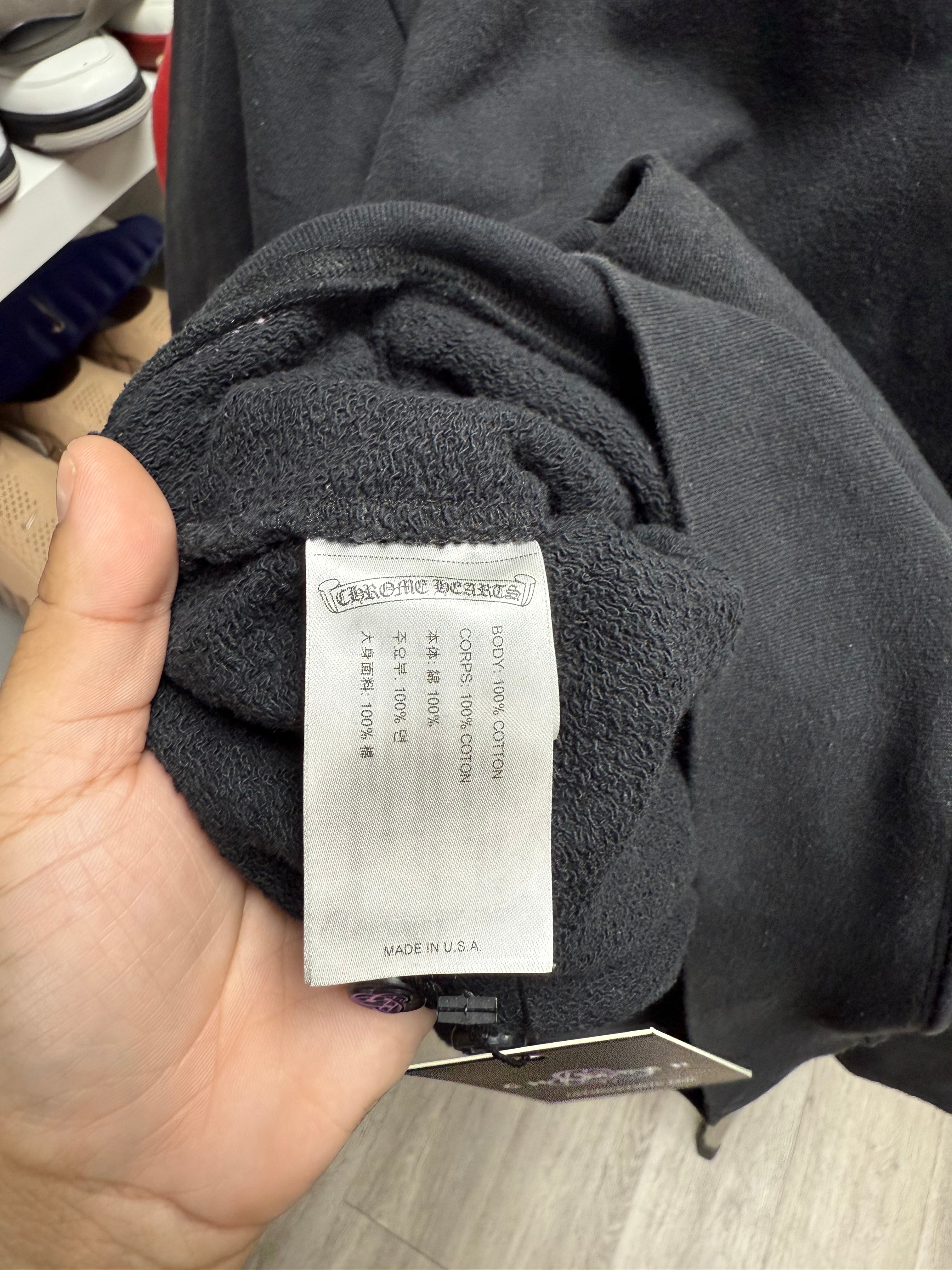 Chrome  Hearts Black Matty Boy Sex Records Hoodie (Repaired)