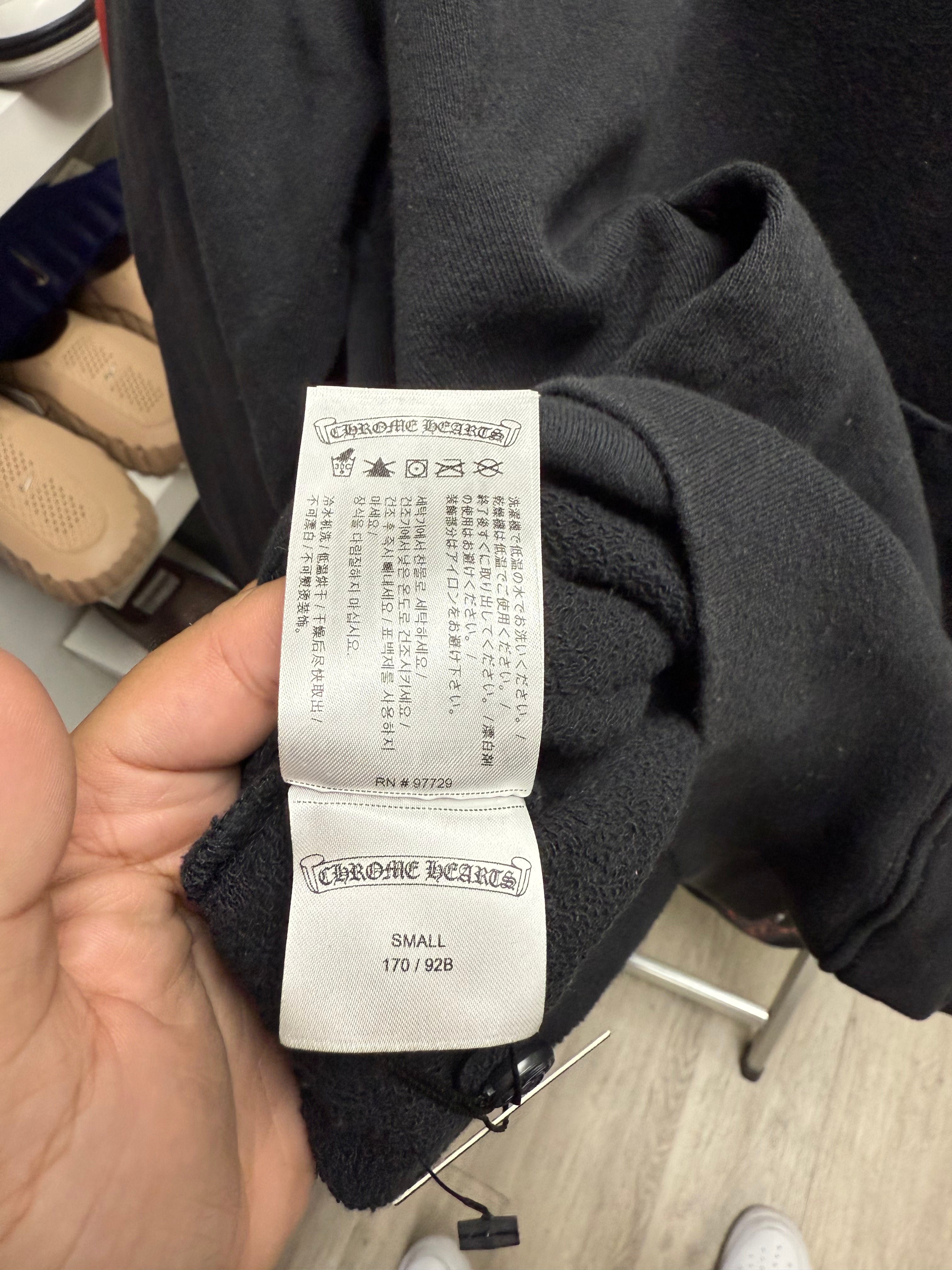 Chrome  Hearts Black Matty Boy Sex Records Hoodie (Repaired)