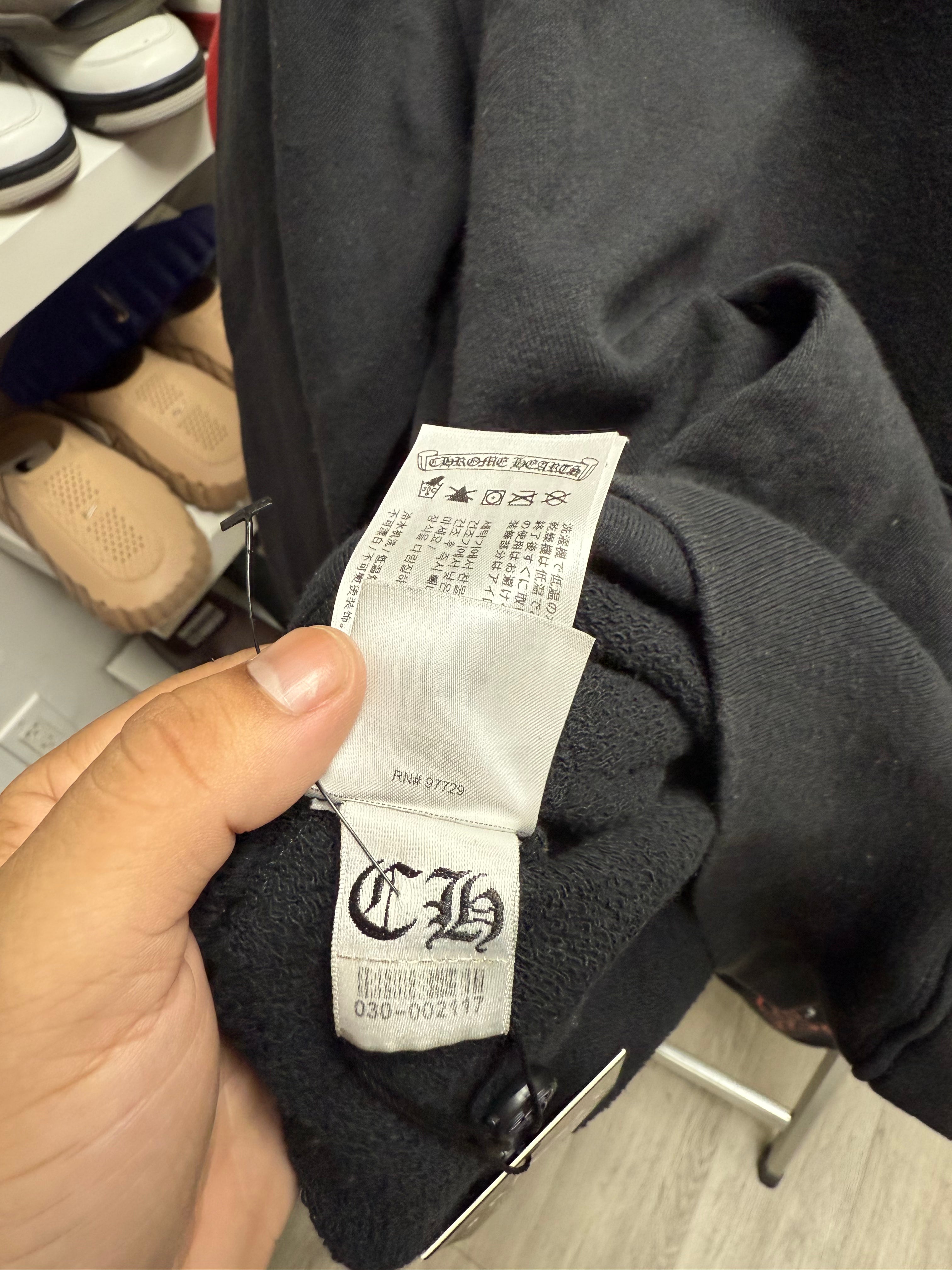 Chrome  Hearts Black Matty Boy Sex Records Hoodie (Repaired)