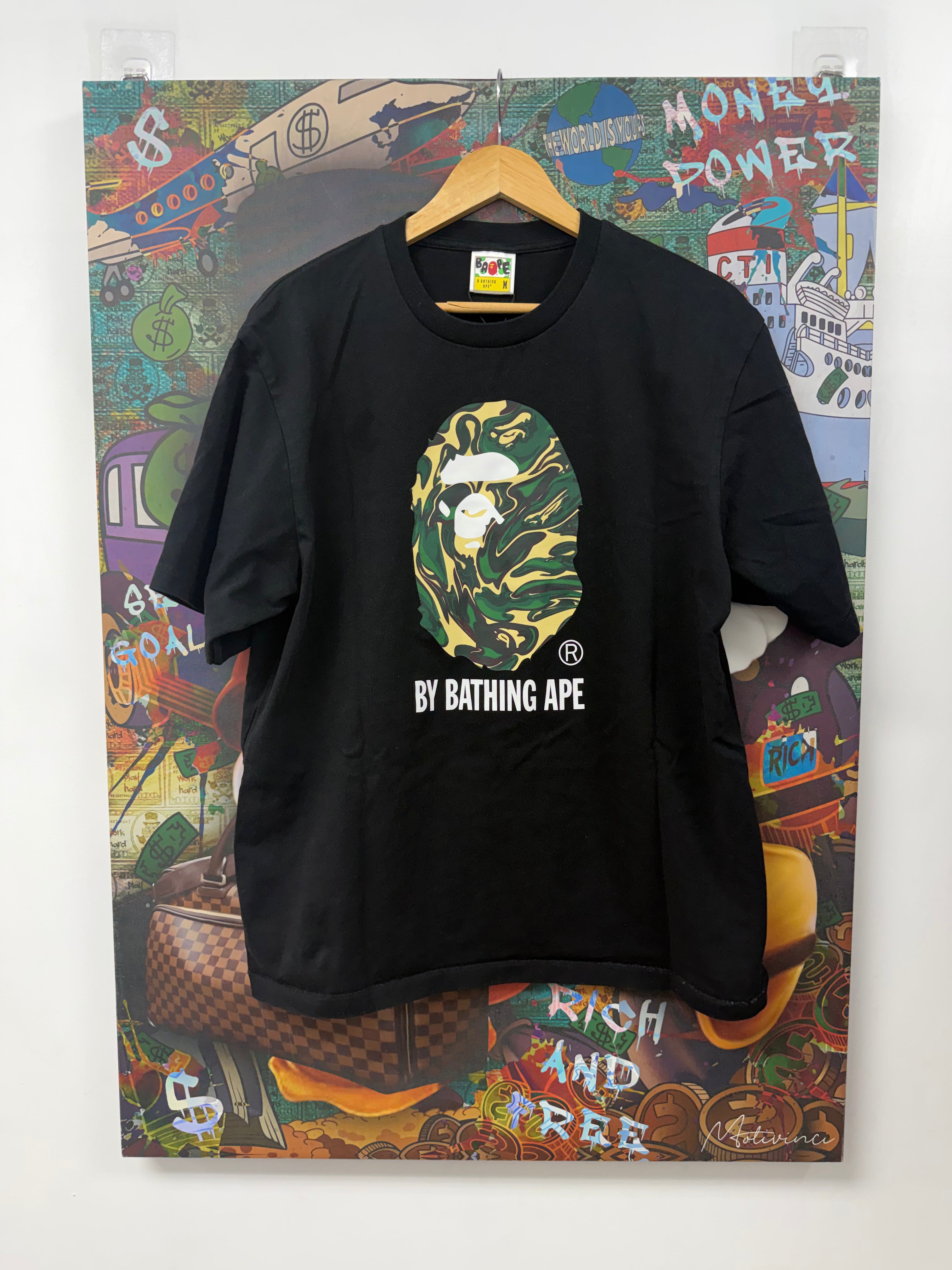 BAPE Black ABA Head Tee