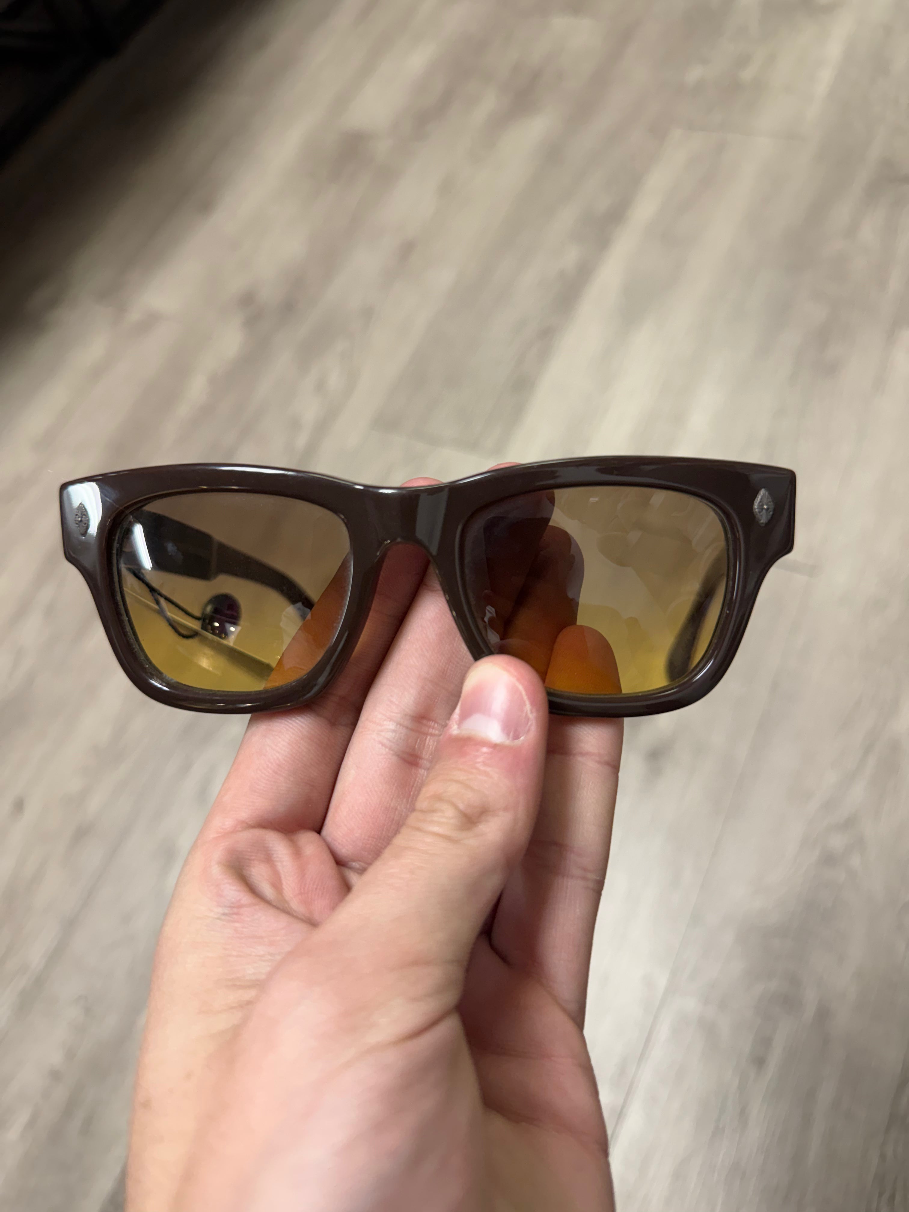 Chrome Hearts Dick Fitzener Brown Tinted Sunglasses