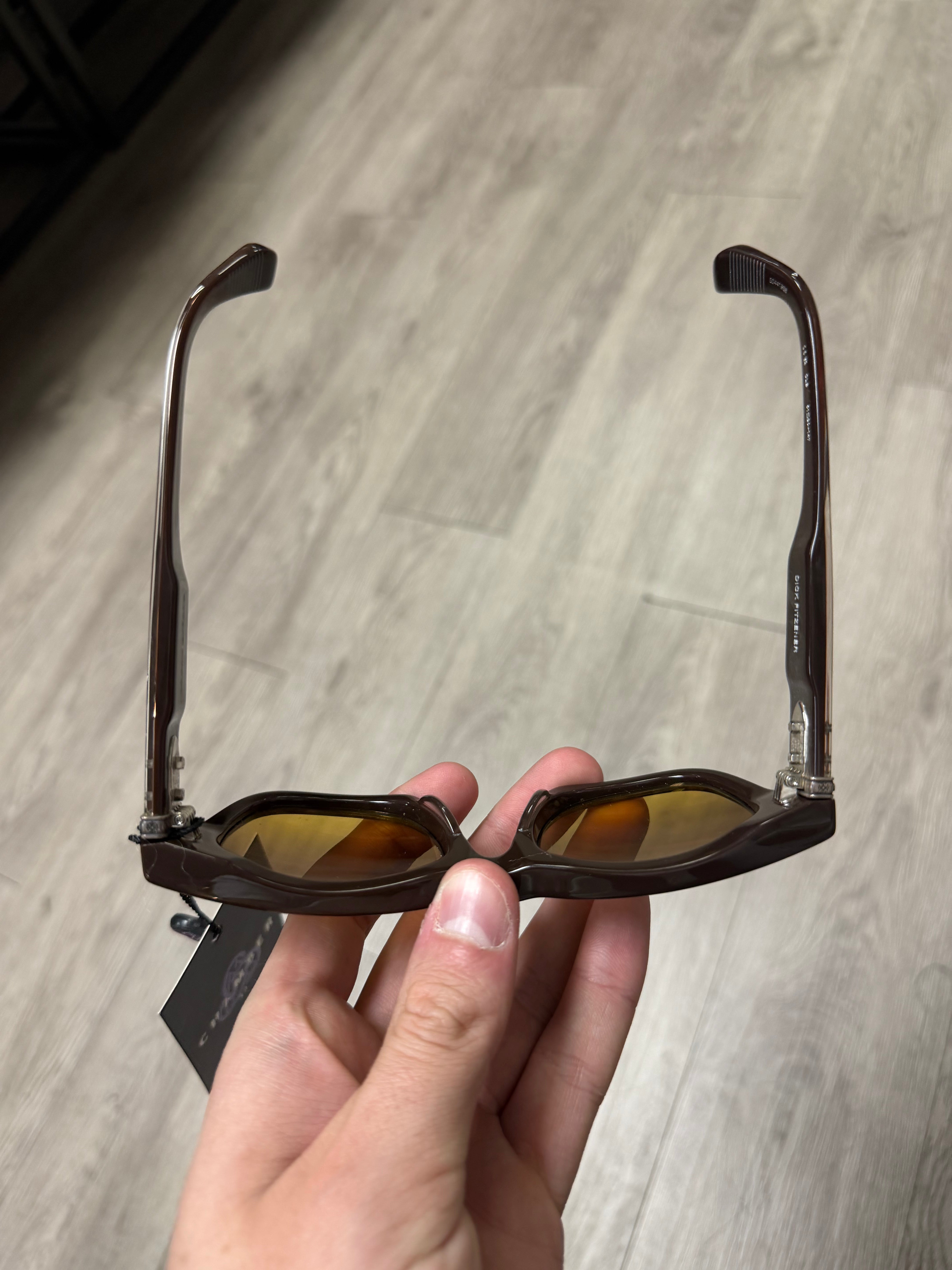 Chrome Hearts Dick Fitzener Brown Tinted Sunglasses