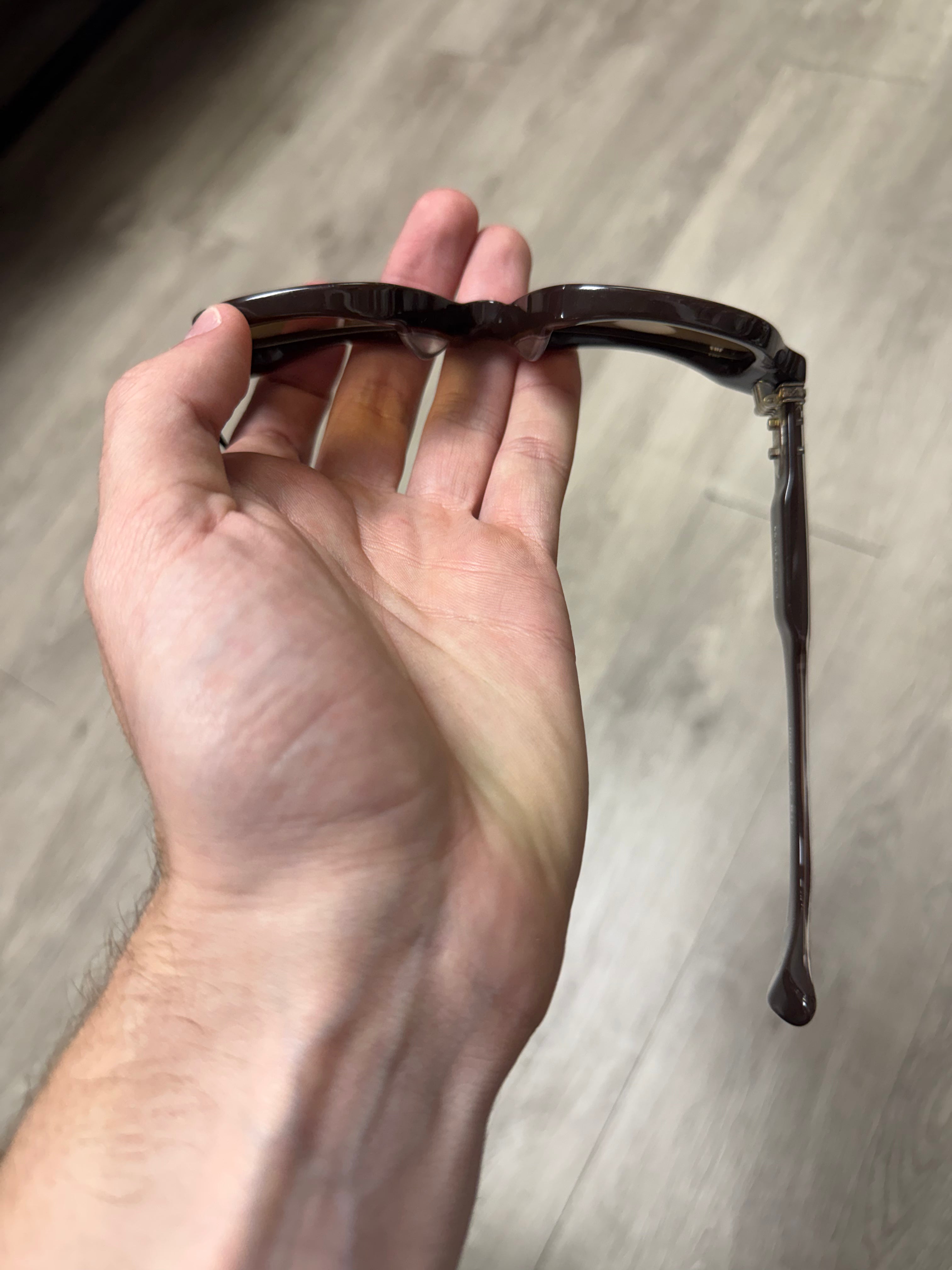 Chrome Hearts Dick Fitzener Brown Tinted Sunglasses