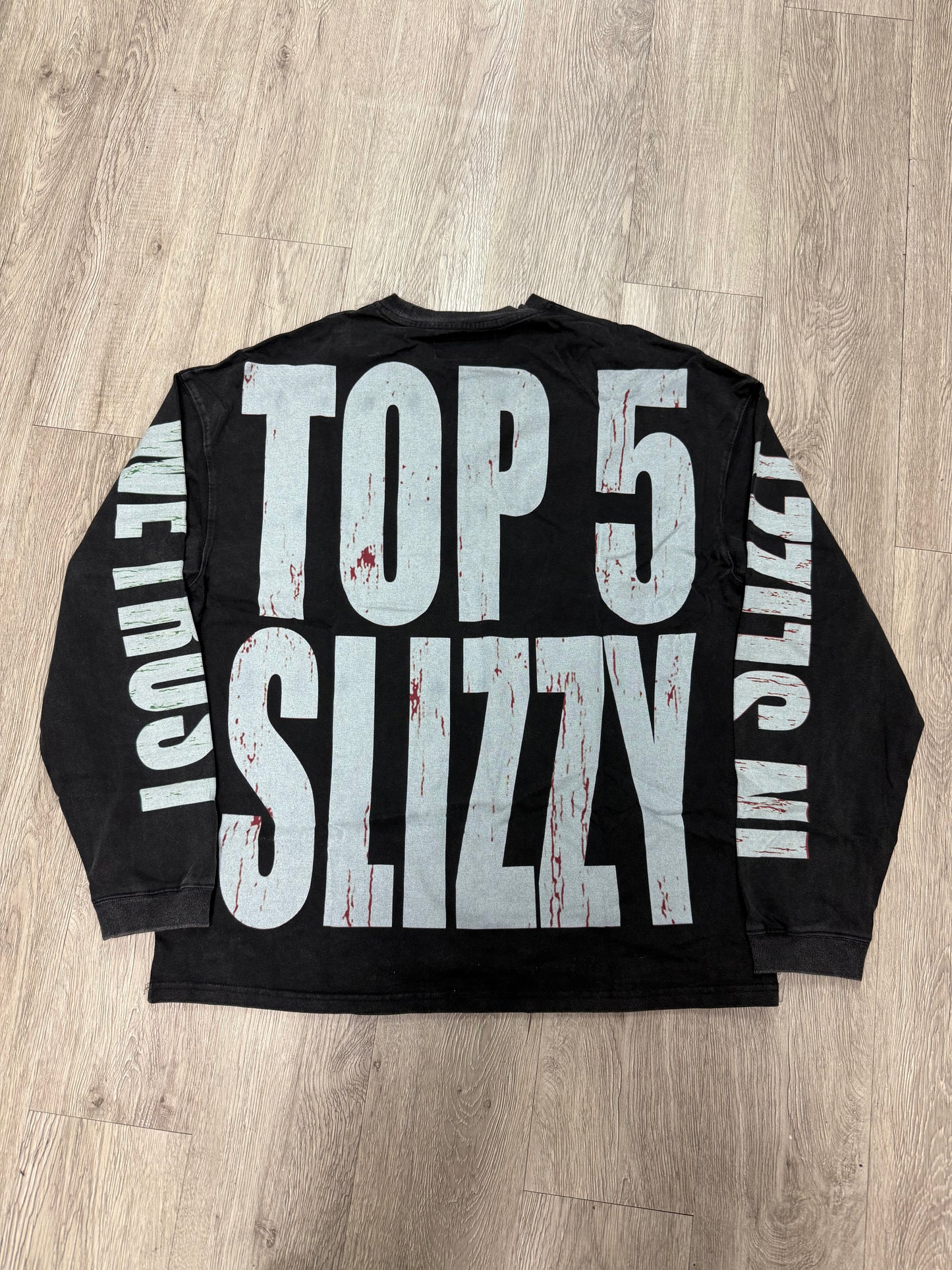 Godspeed "Top 5 Slizzy" VVS Black Wash Tee