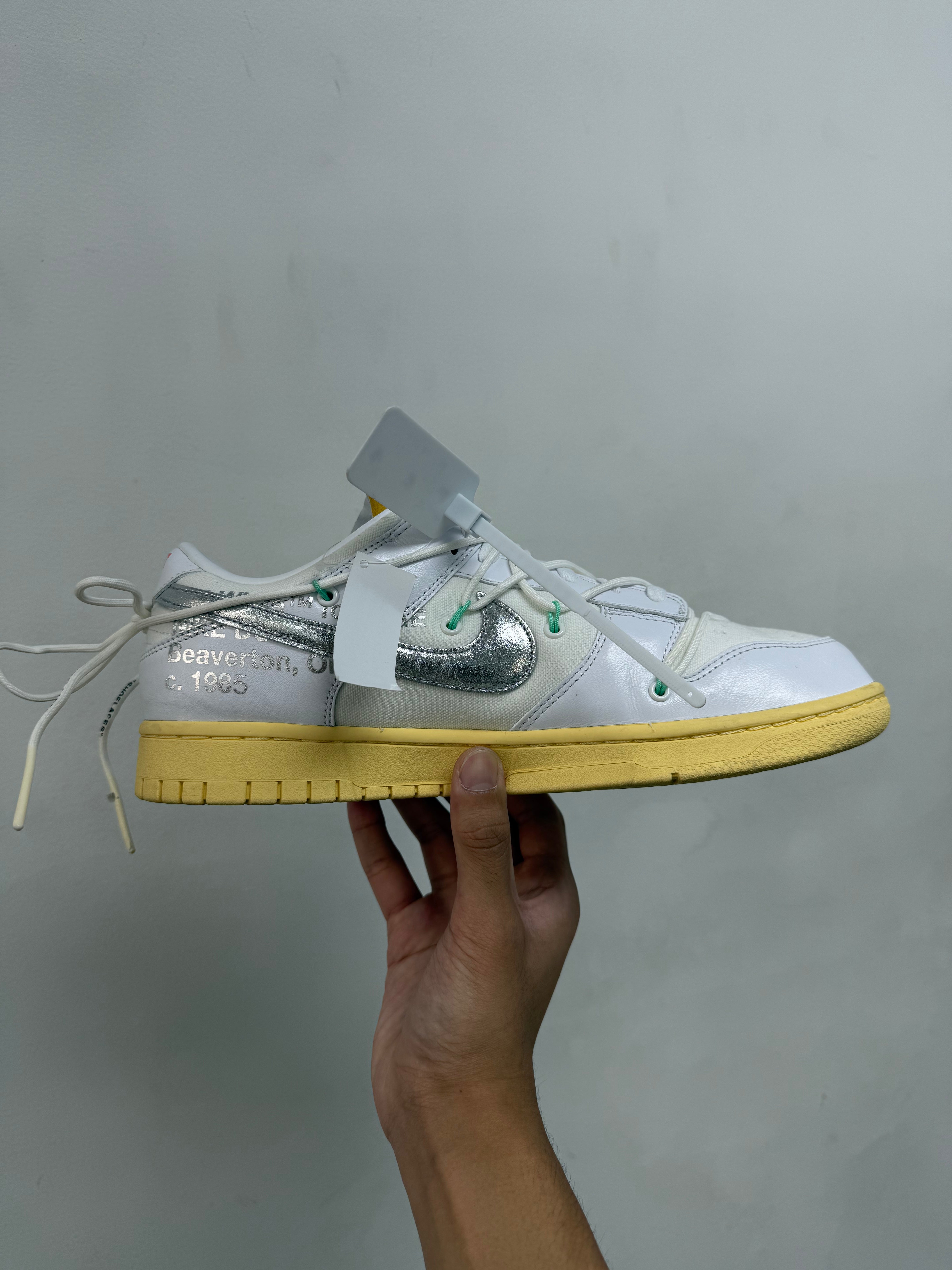 Nike Off White Dunk Low Lot 1 Sneakers