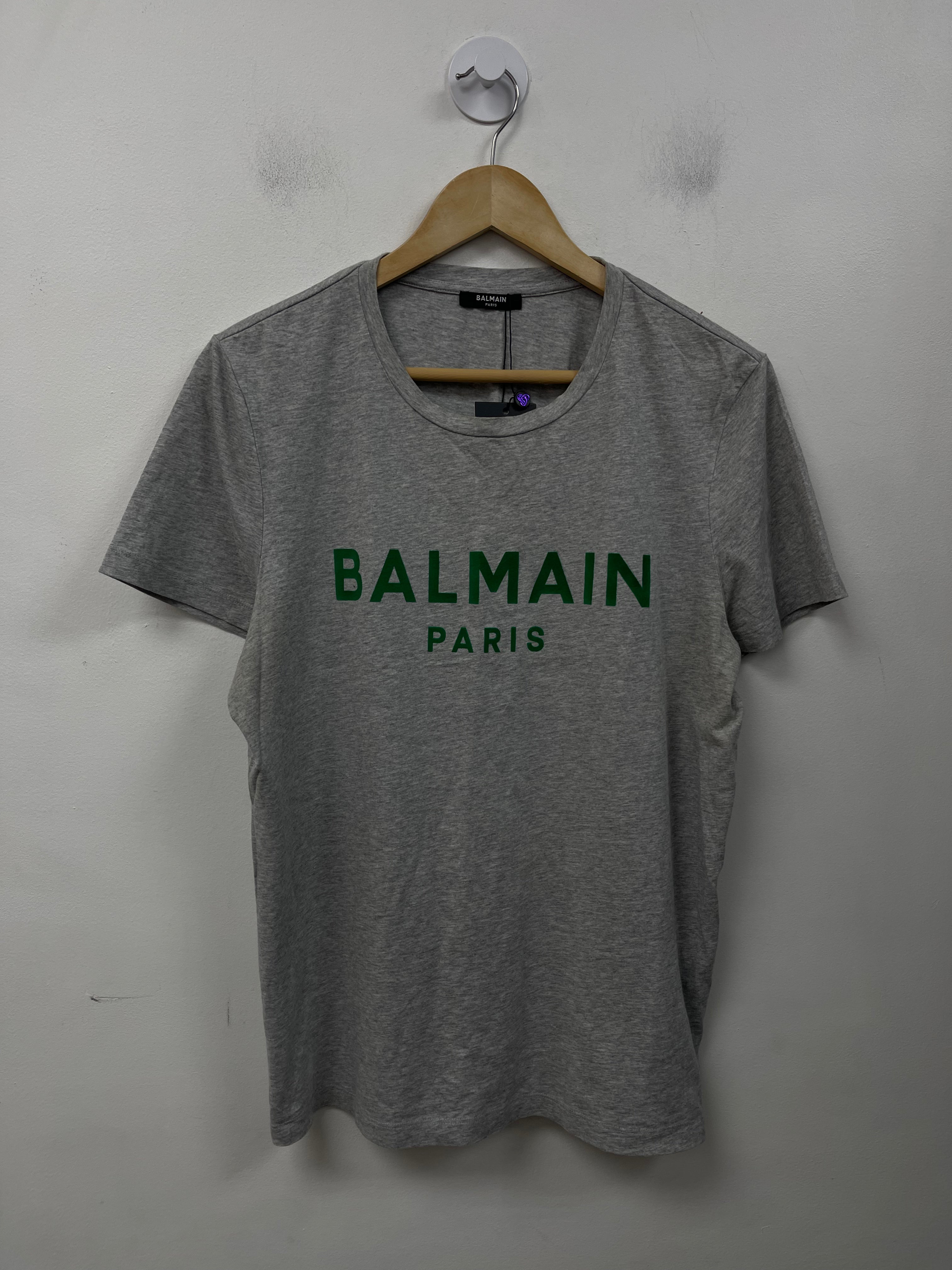 Balmain Grey Green Tee