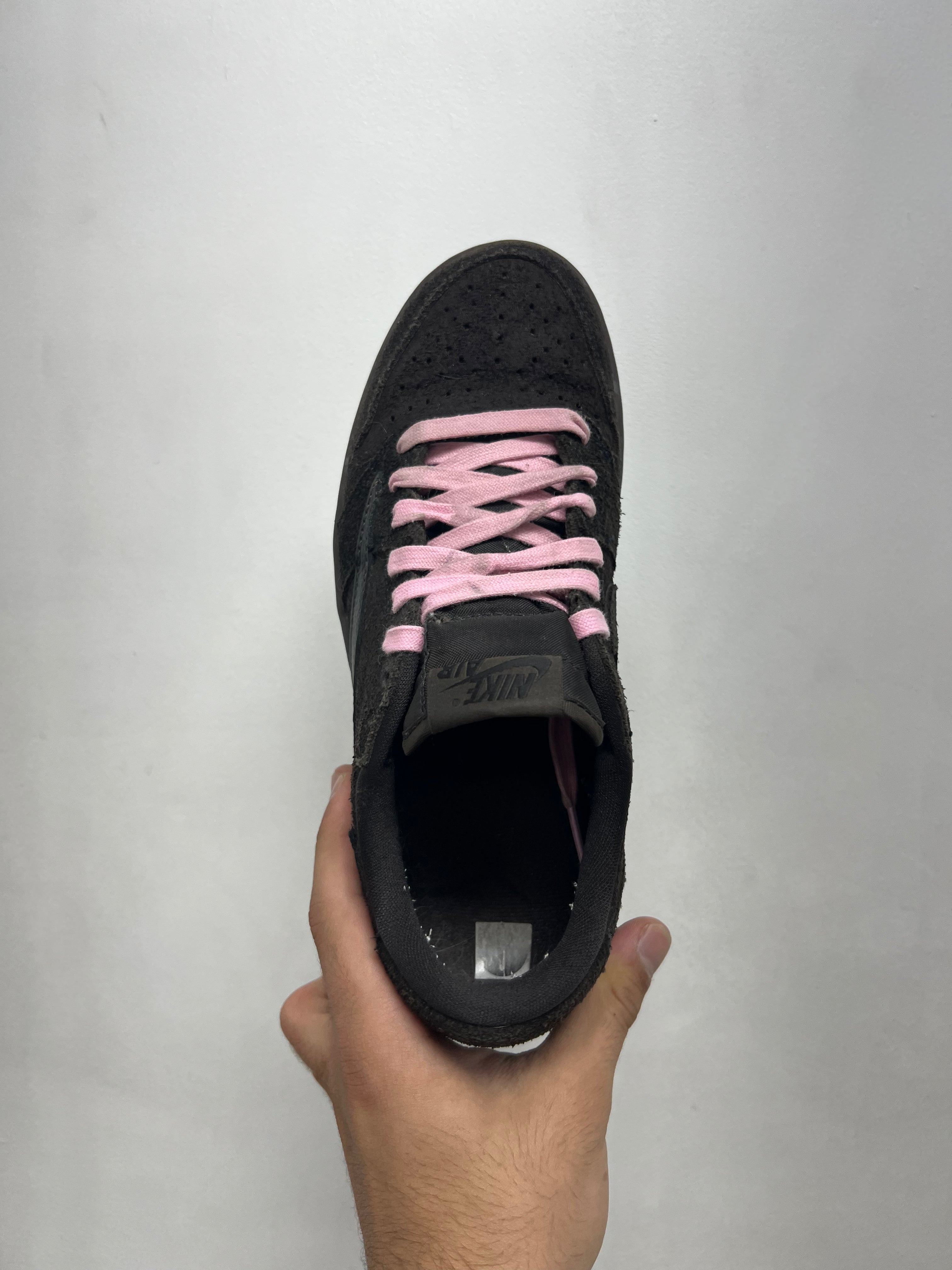 Jordan 1 Low Travis Scott Brown Velvet Sneakers