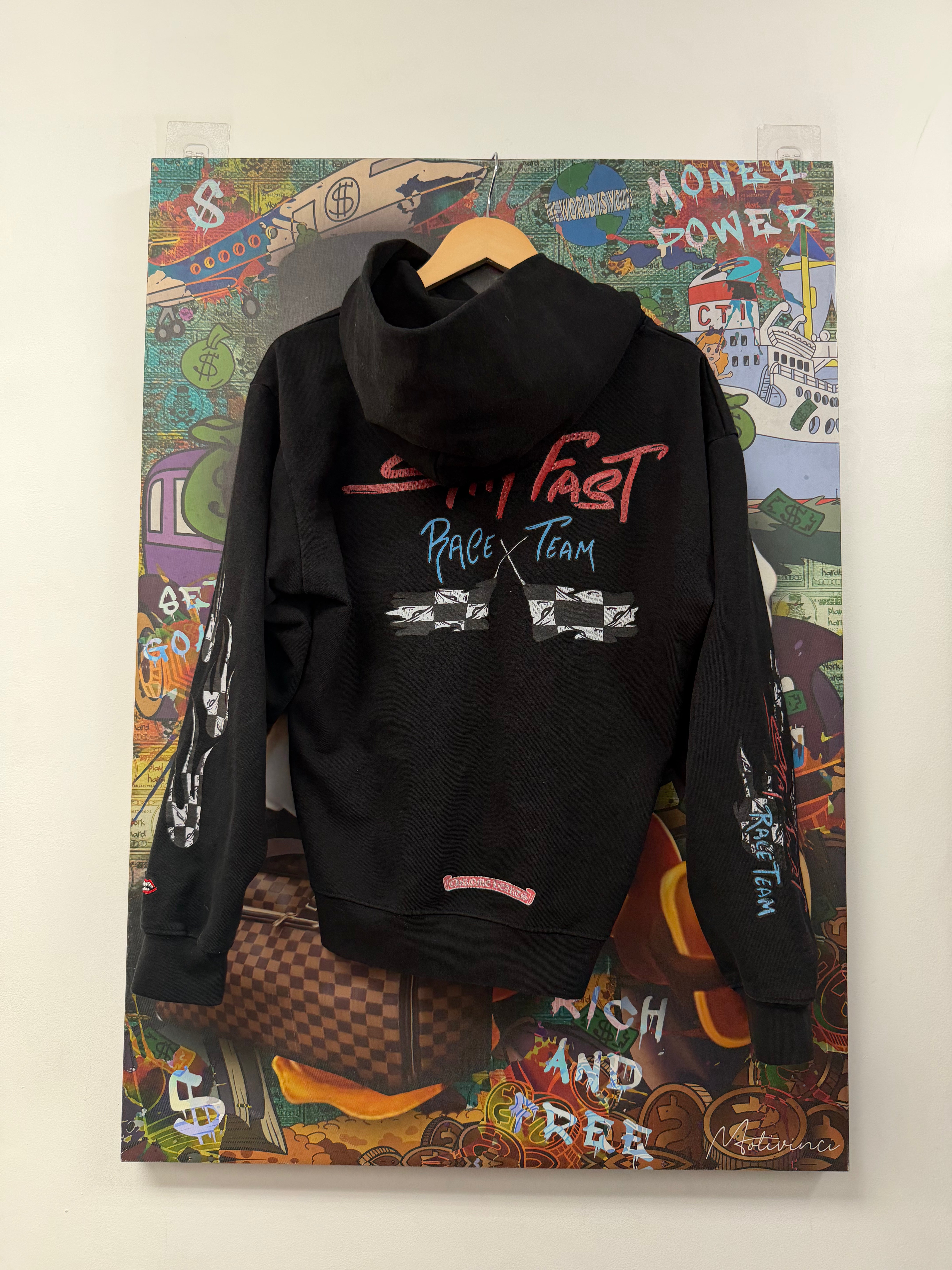 Chrome Hearts Matty Boy Black Stay Fast Hoodie