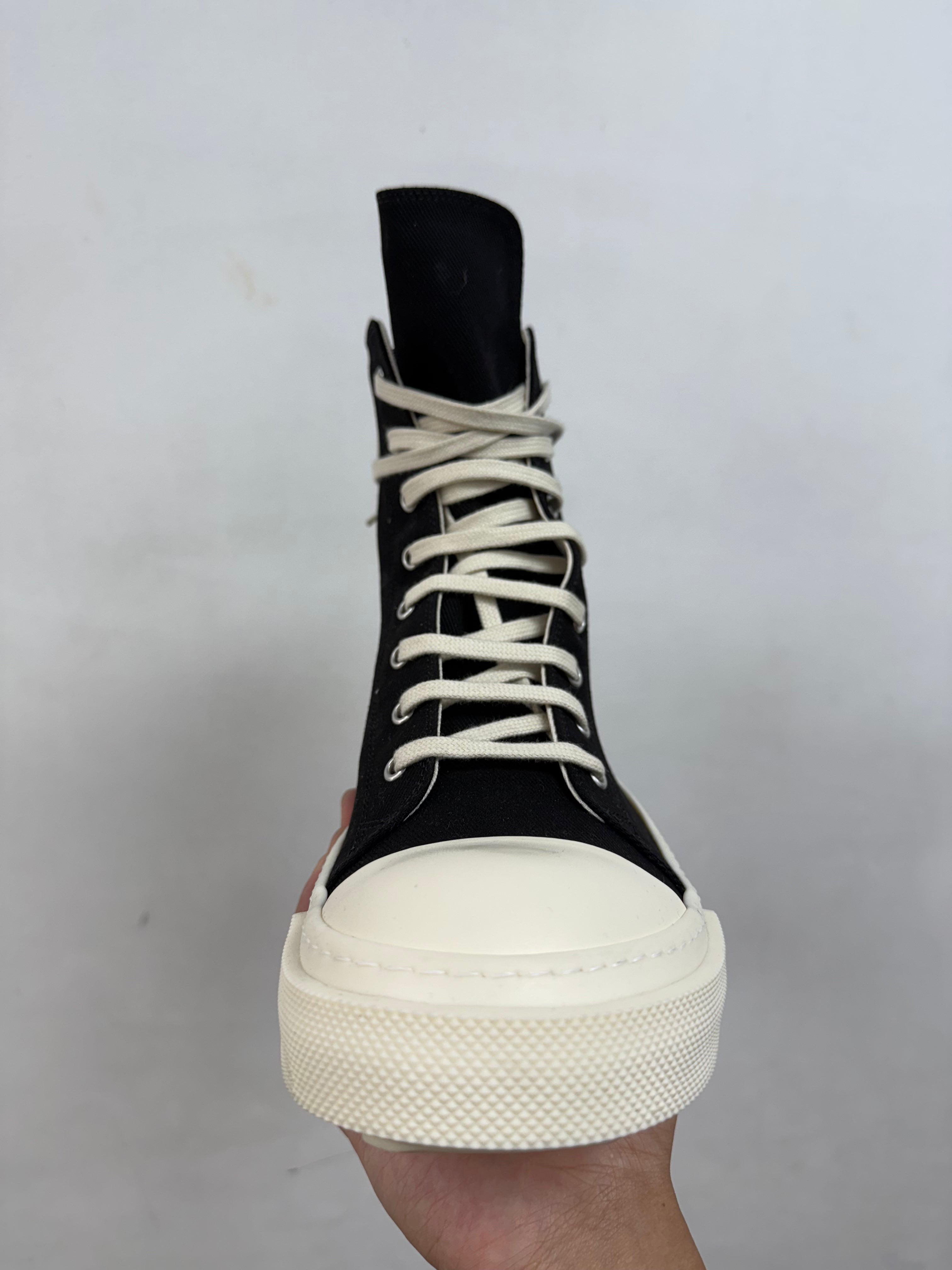 Rick Owens Black Bumper DRKSHDW Hi Sneakers