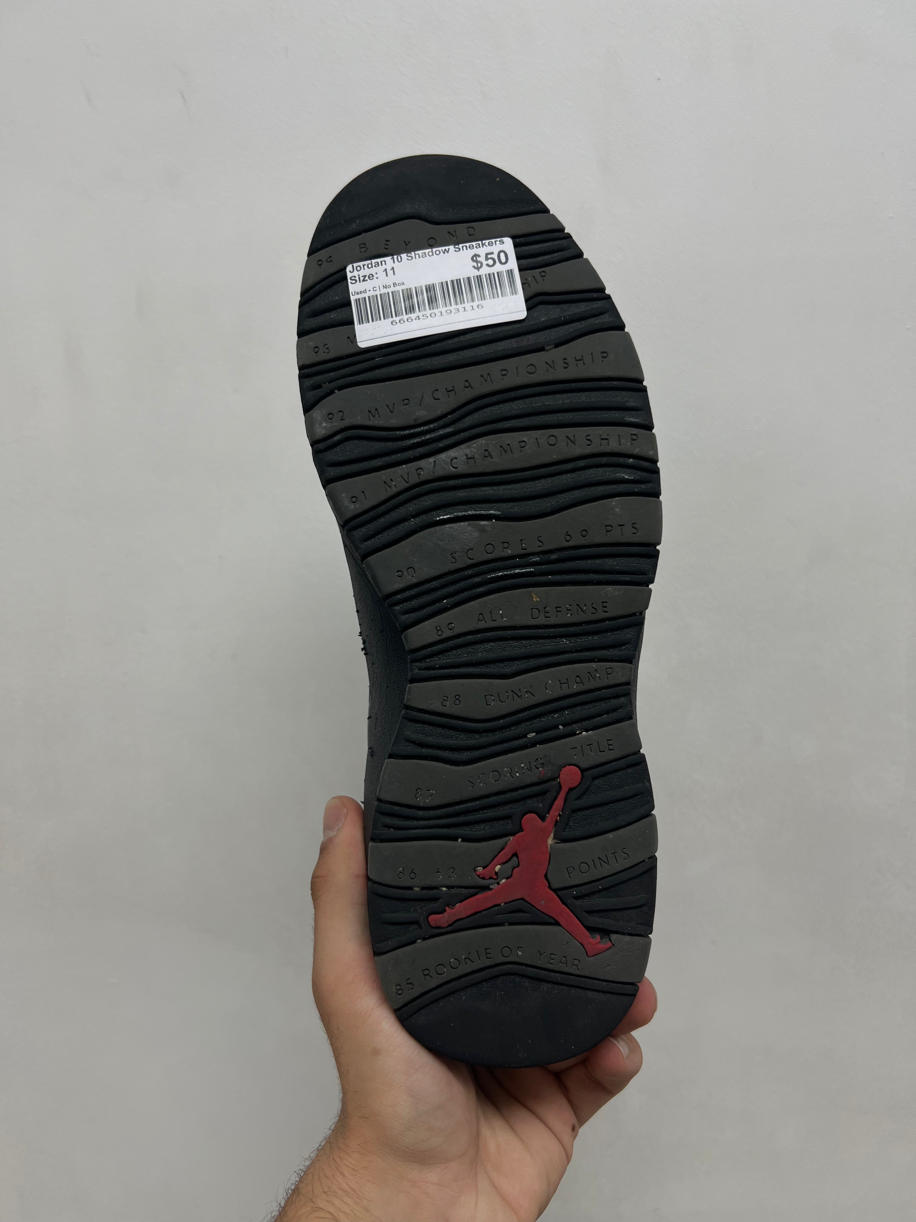 Jordan 10 Shadow Sneakers