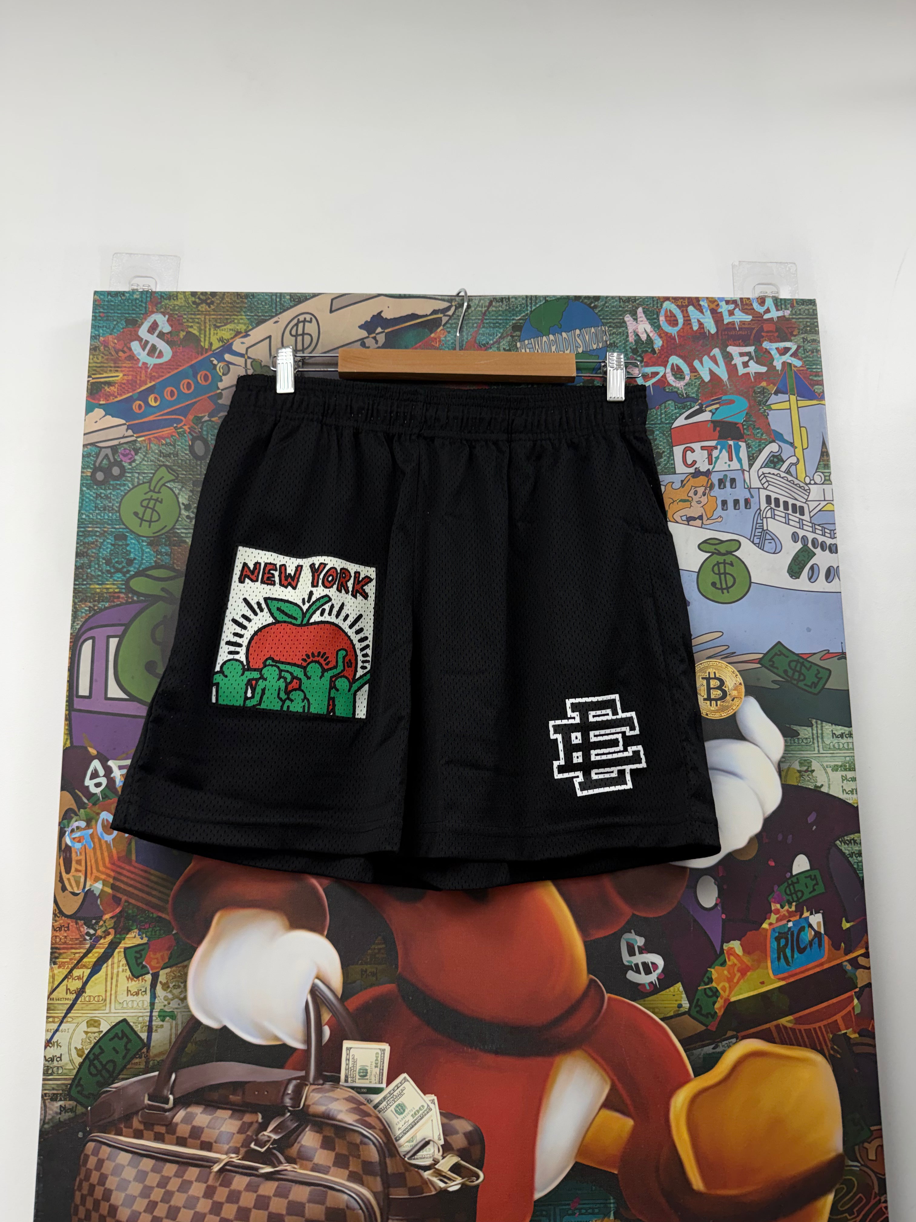Eric Emanuel x Keith Haring Black White Shorts