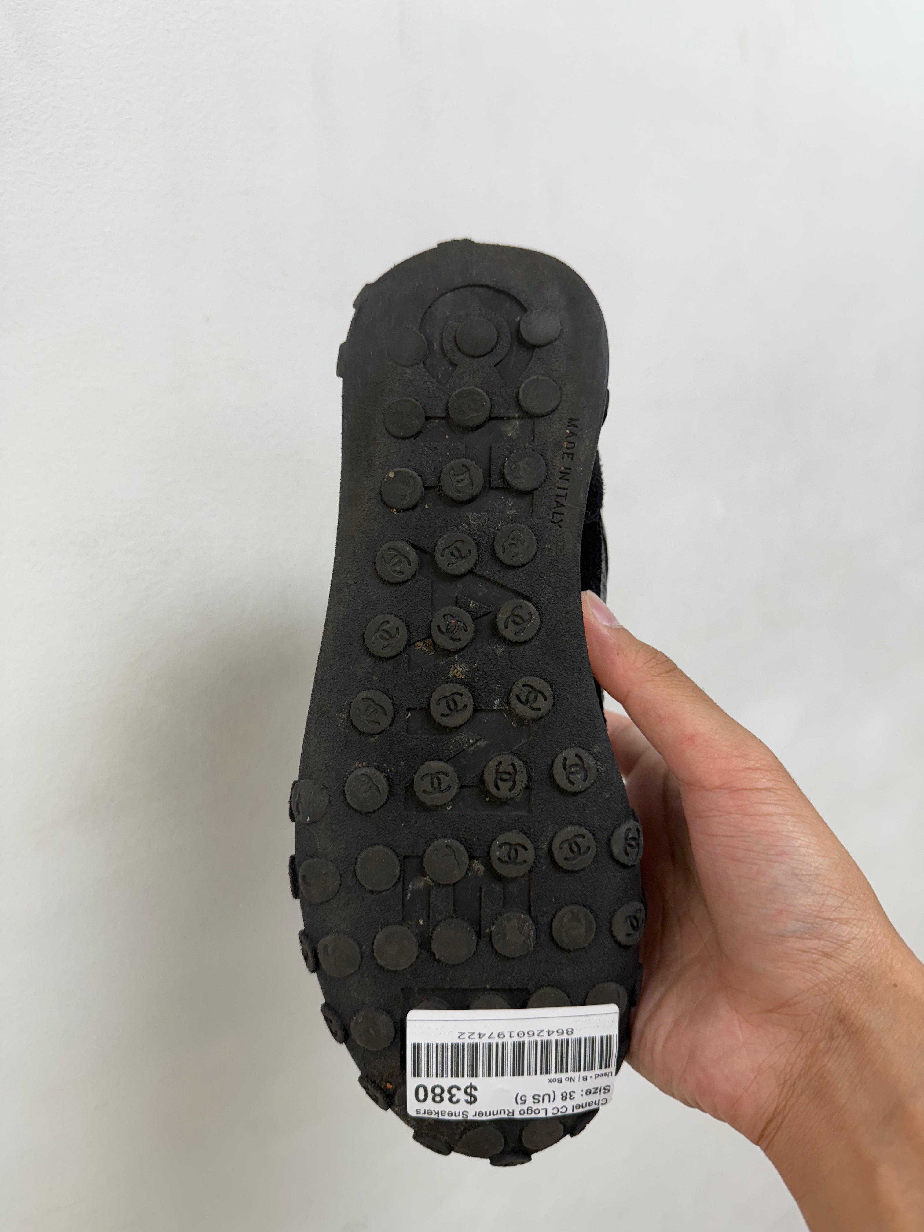 Chanel CC Logo Runner Sneakers