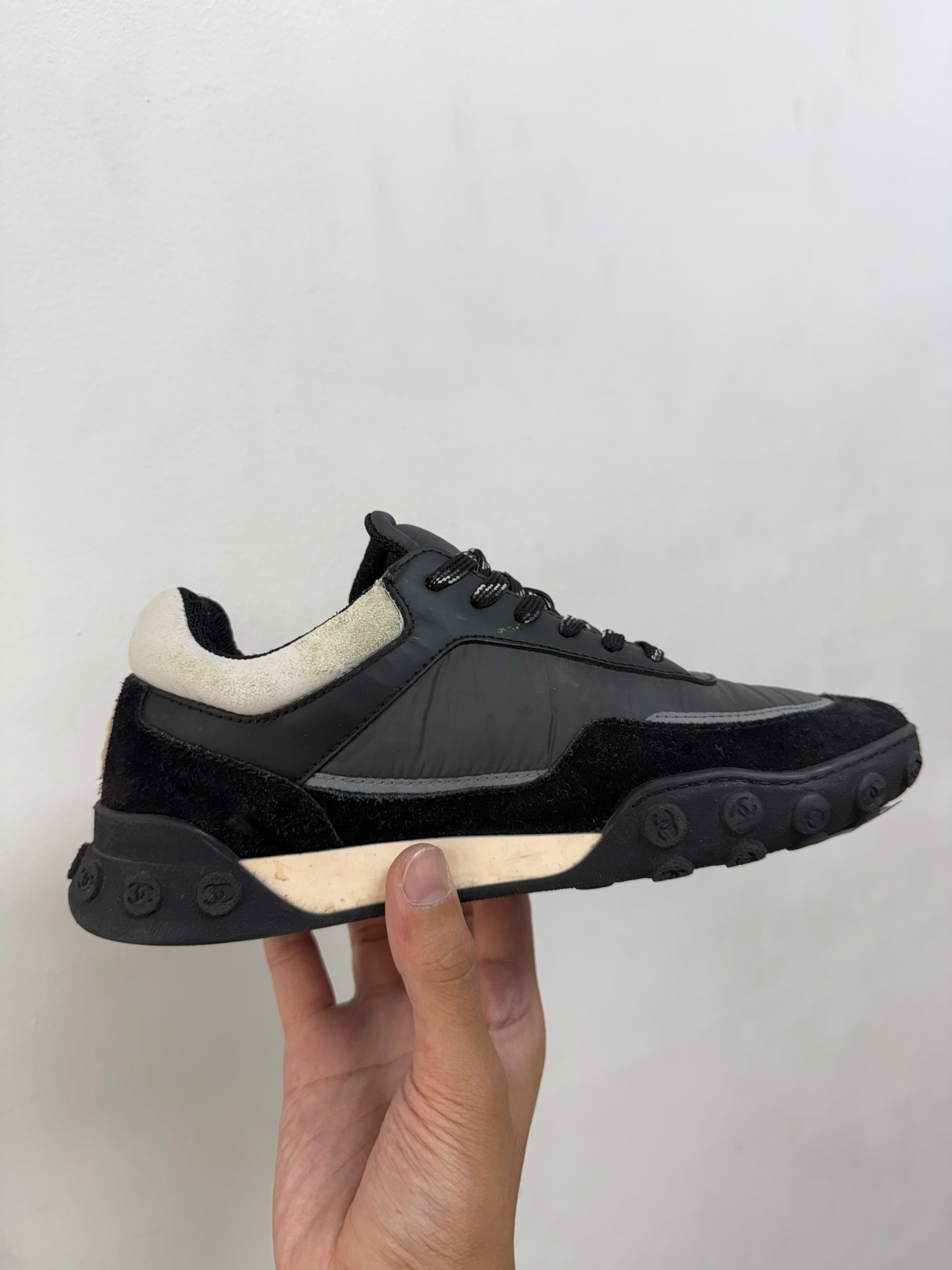 Chanel CC Logo Runner Sneakers
