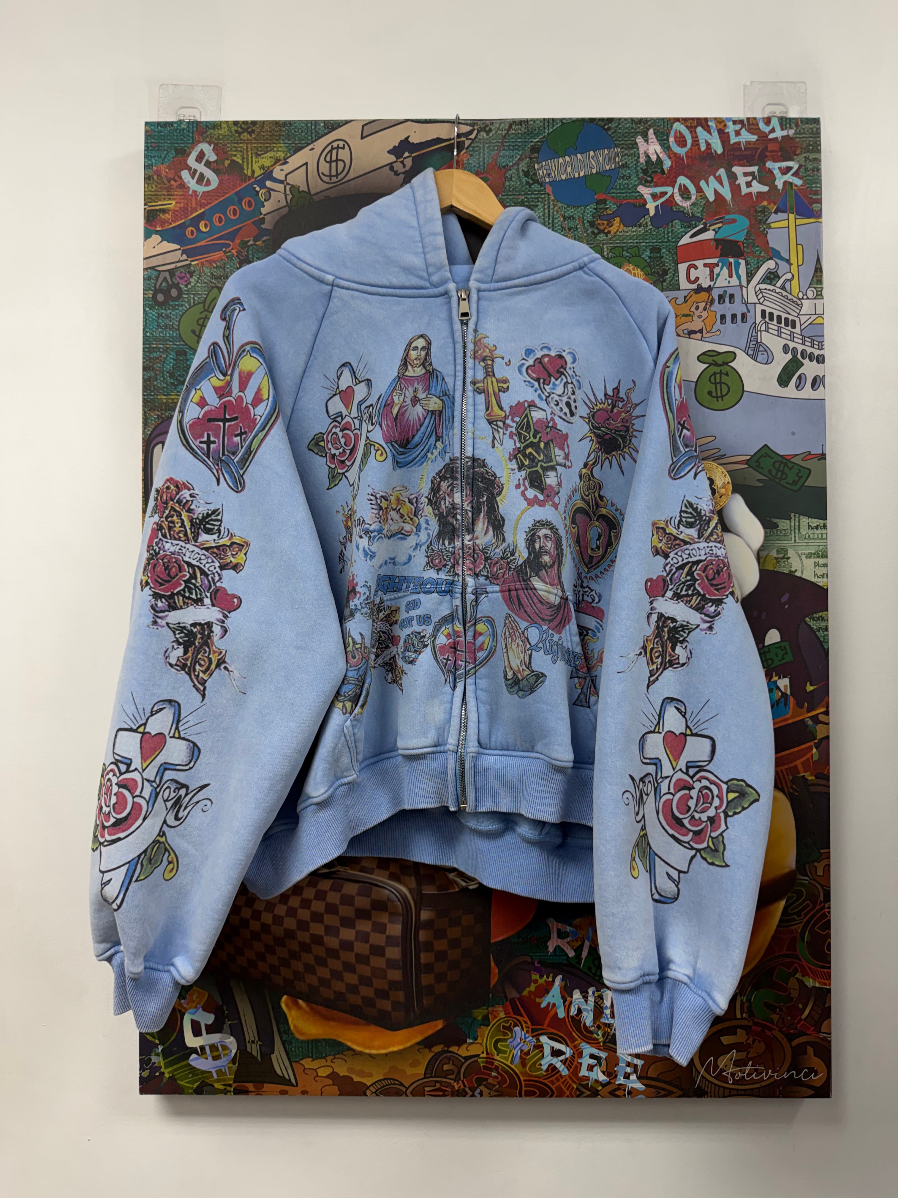Righteous Blue Risen King Zip Up