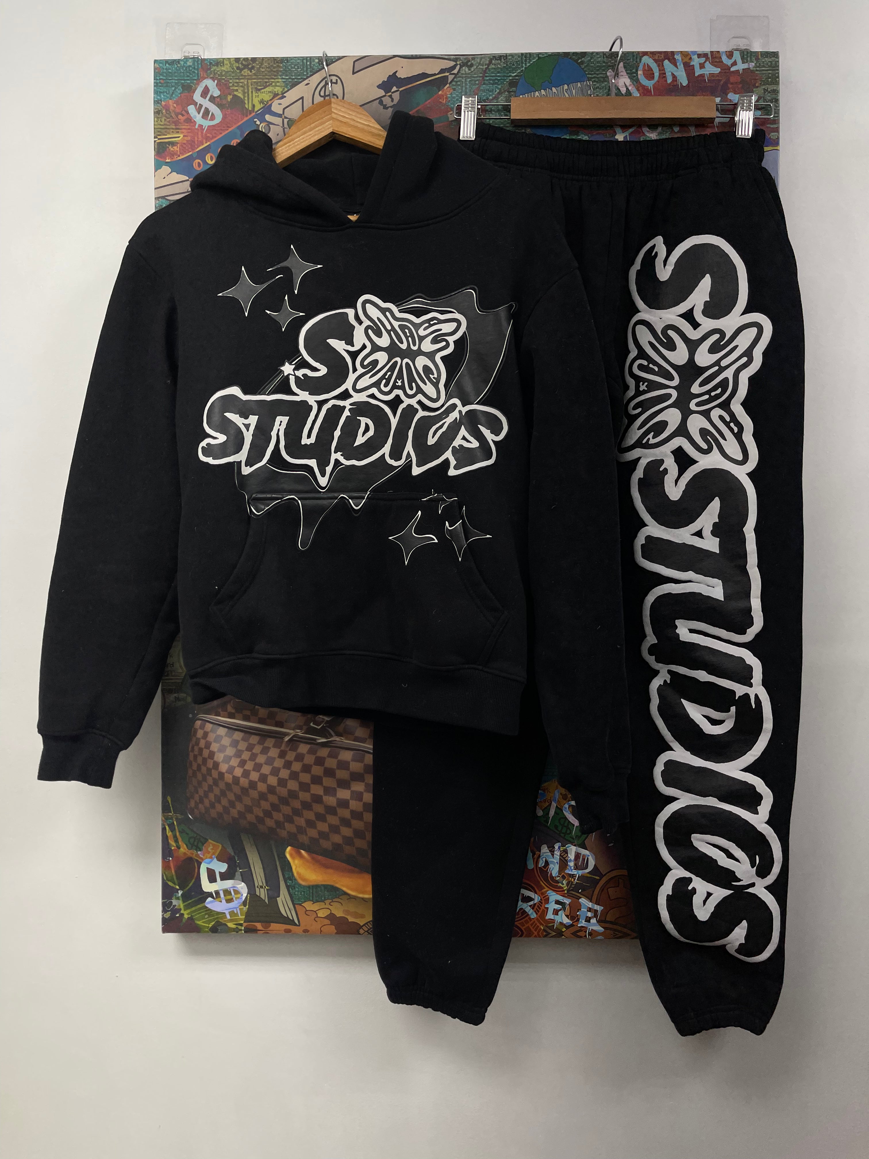 SB Studios Black White Logo Sweatsuit