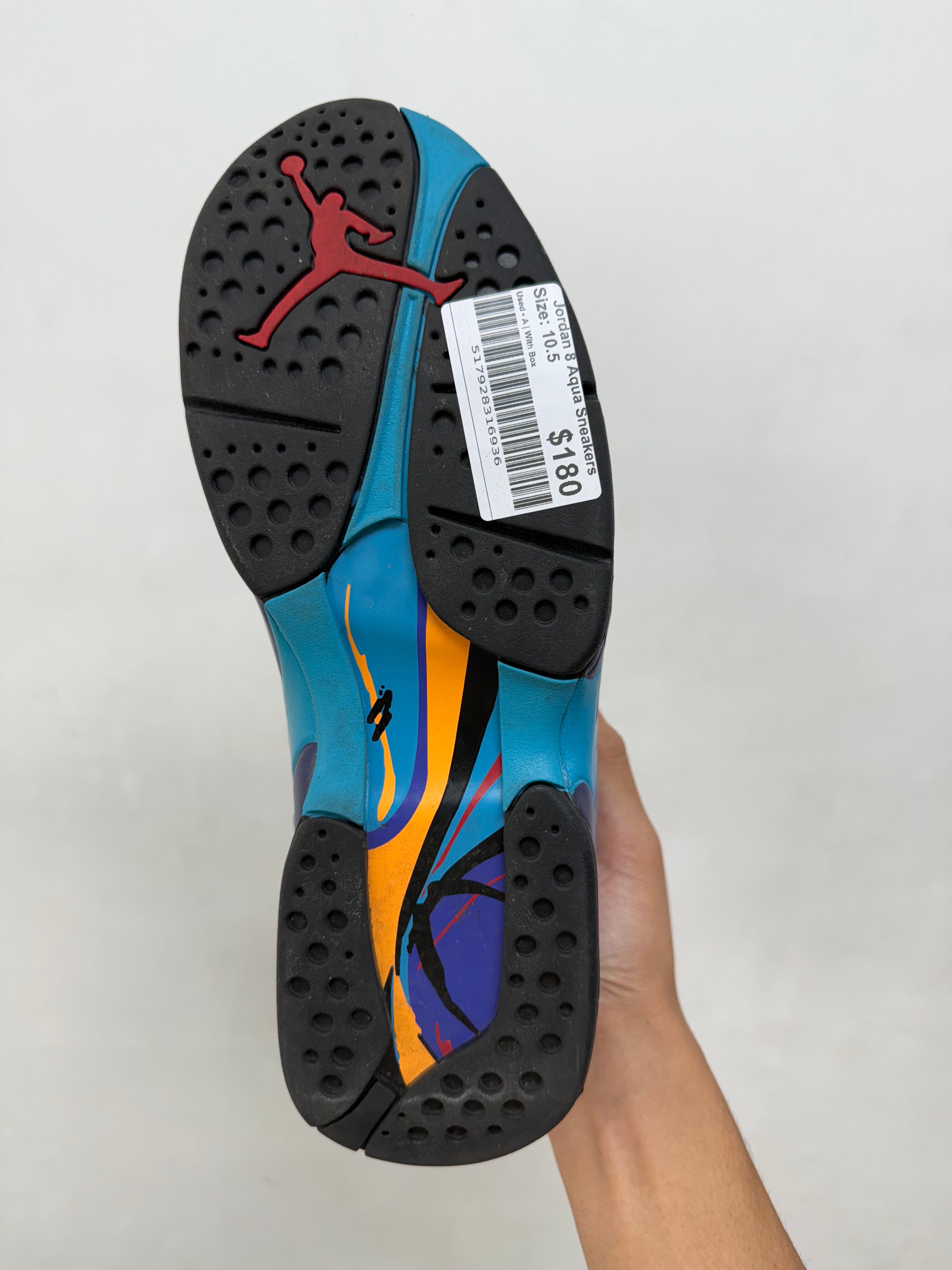 Jordan 8 Aqua Sneakers