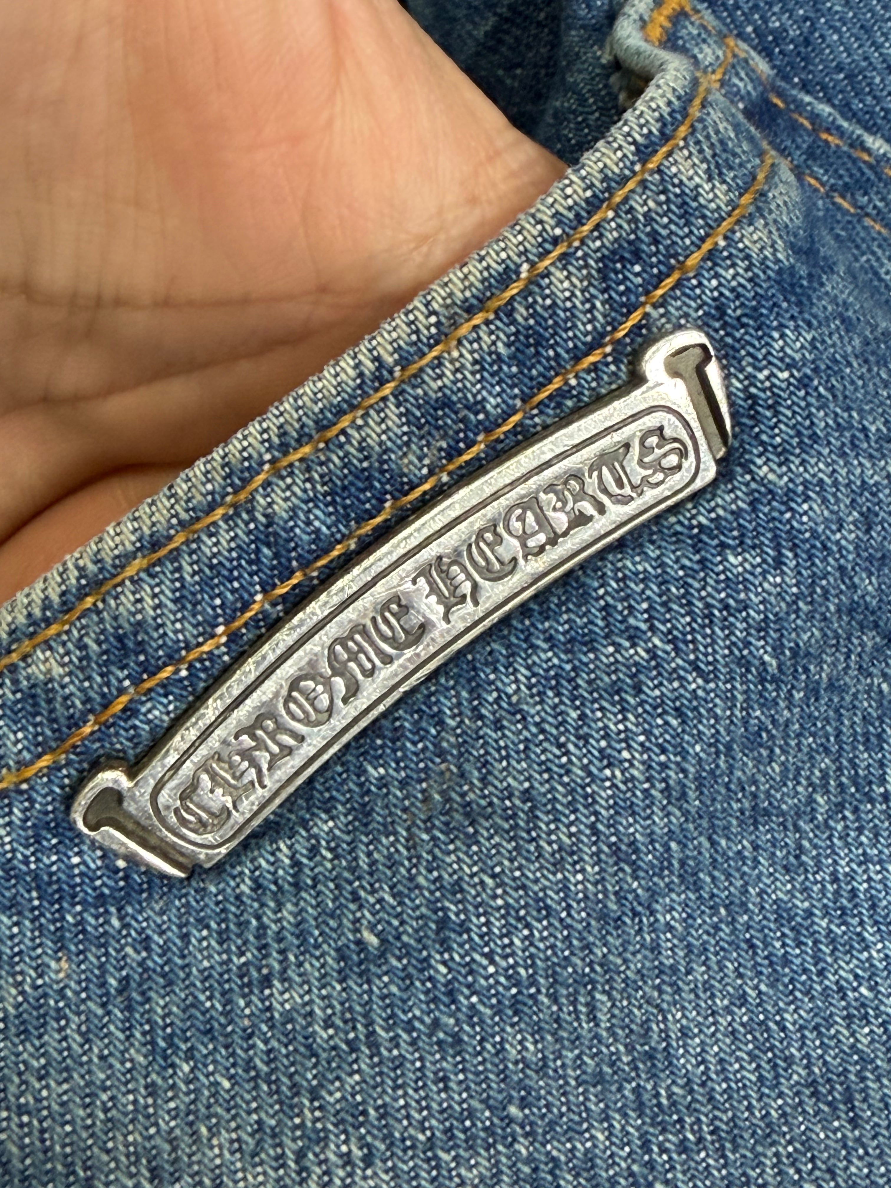 Chrome Hearts Dark Wash 517 Levis Jeans
