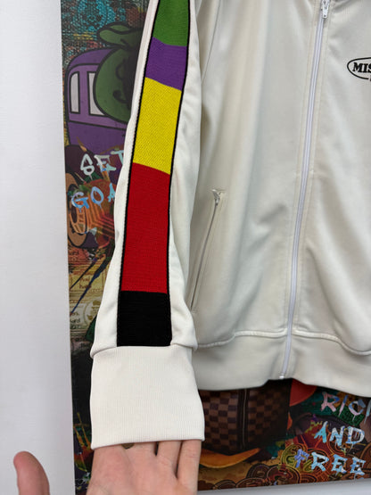 Palm Angels Missoni Cream Rainbow Track Jacket