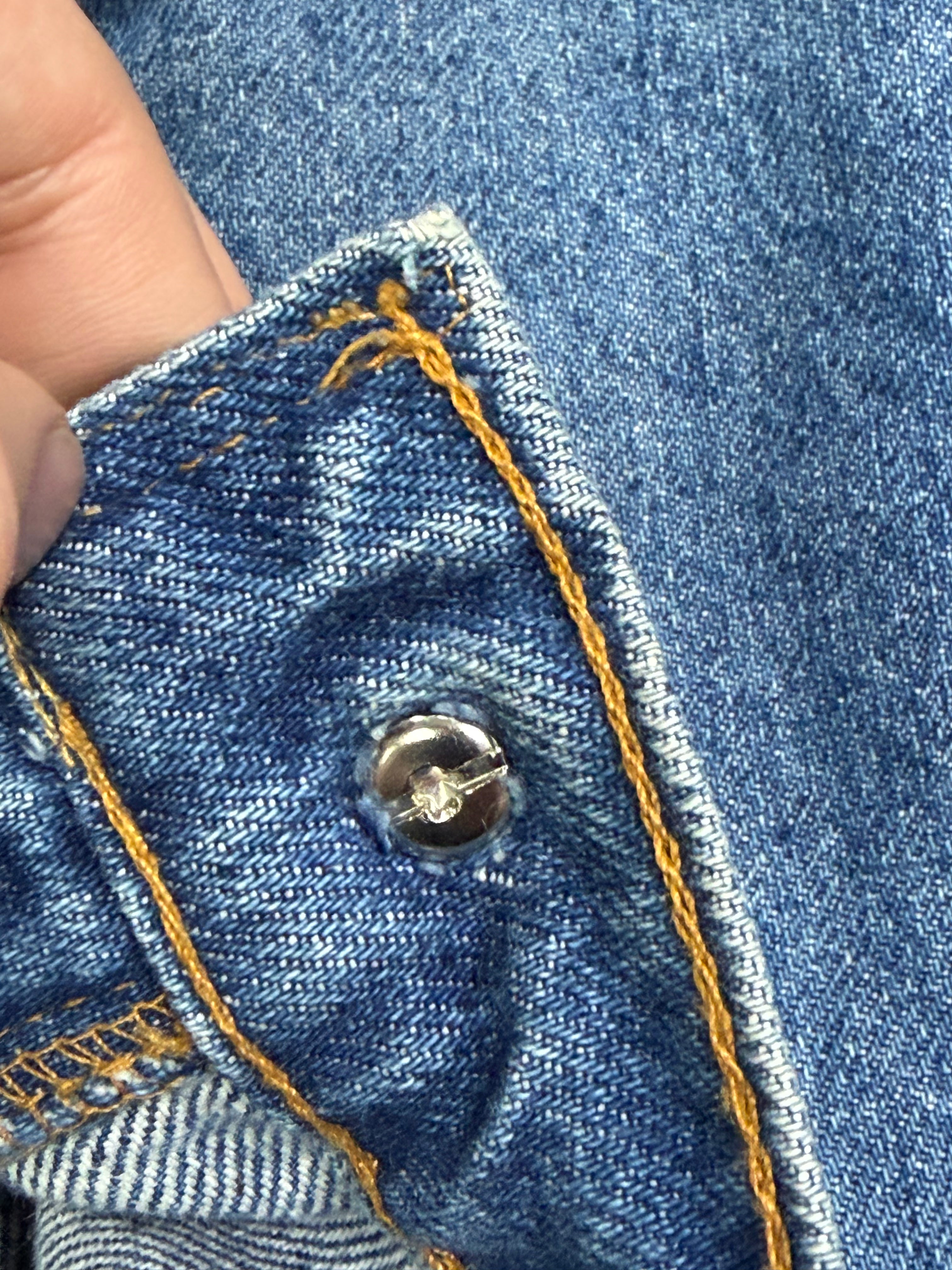 Chrome Hearts Dark Wash 517 Levis Jeans