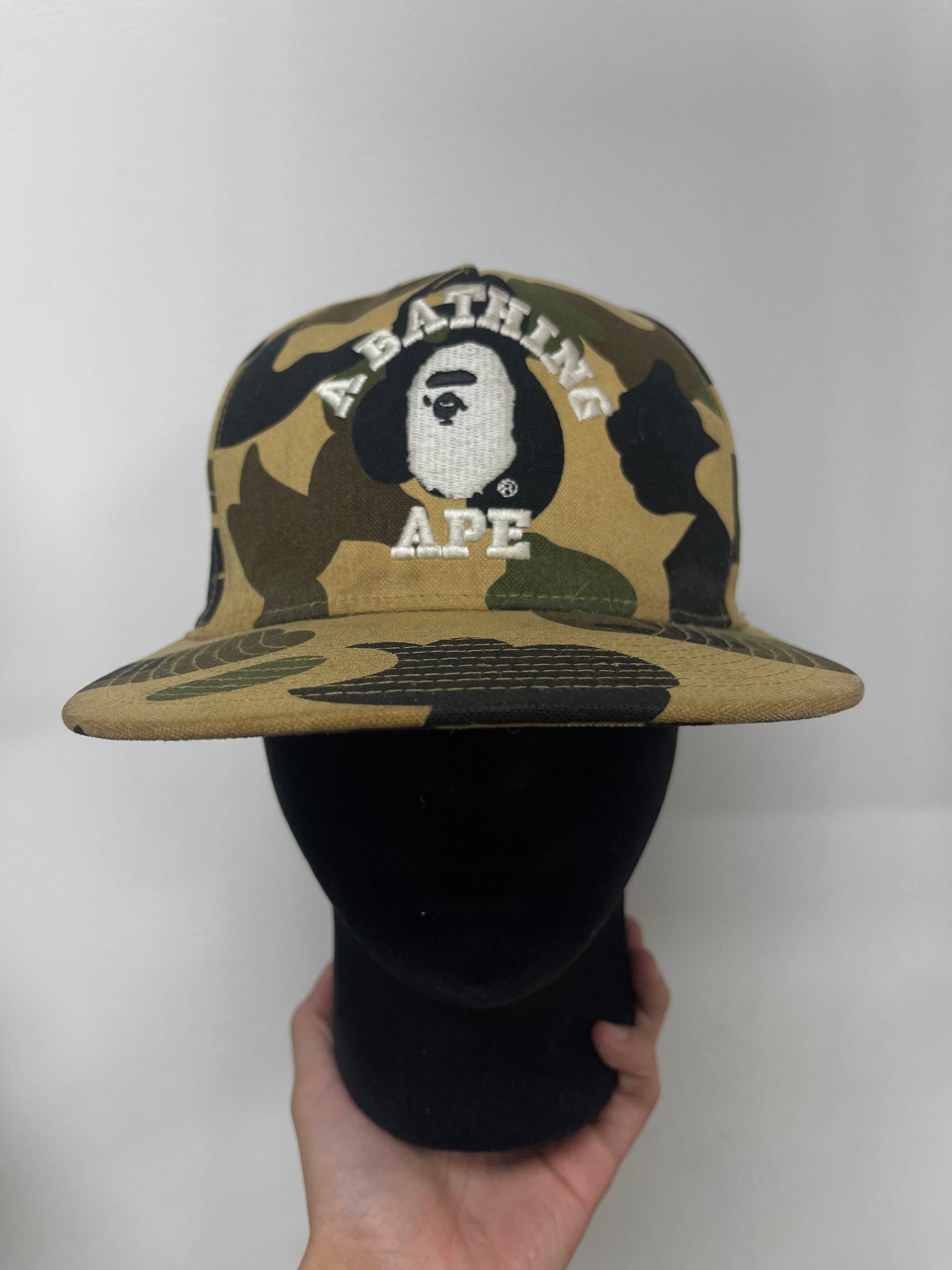 BAPE Ape Camo 1st Panel Hat