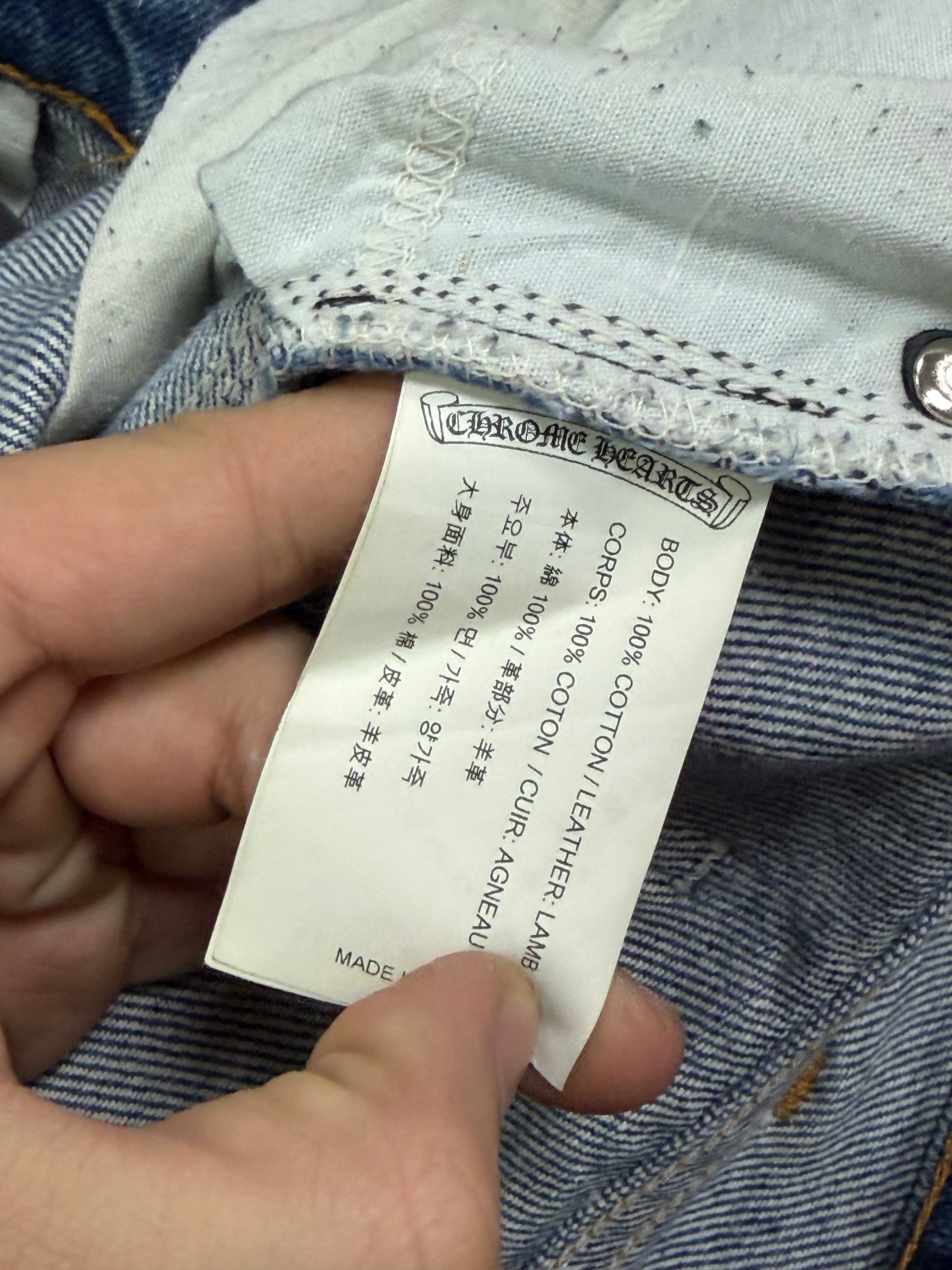 Chrome Hearts Dark Wash 517 Levis Jeans