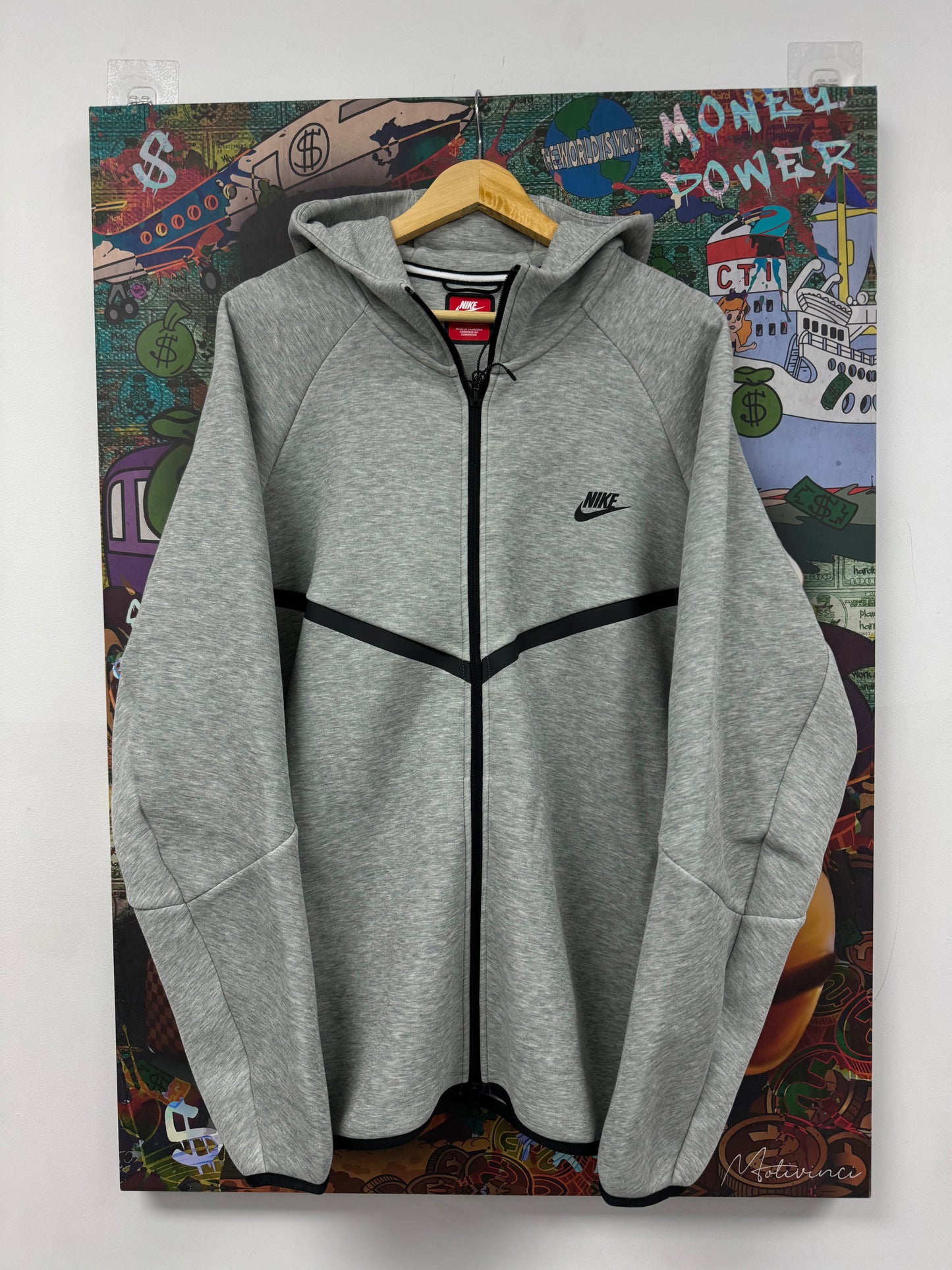 Nike Tech Hoodie grey New XXL With Tags