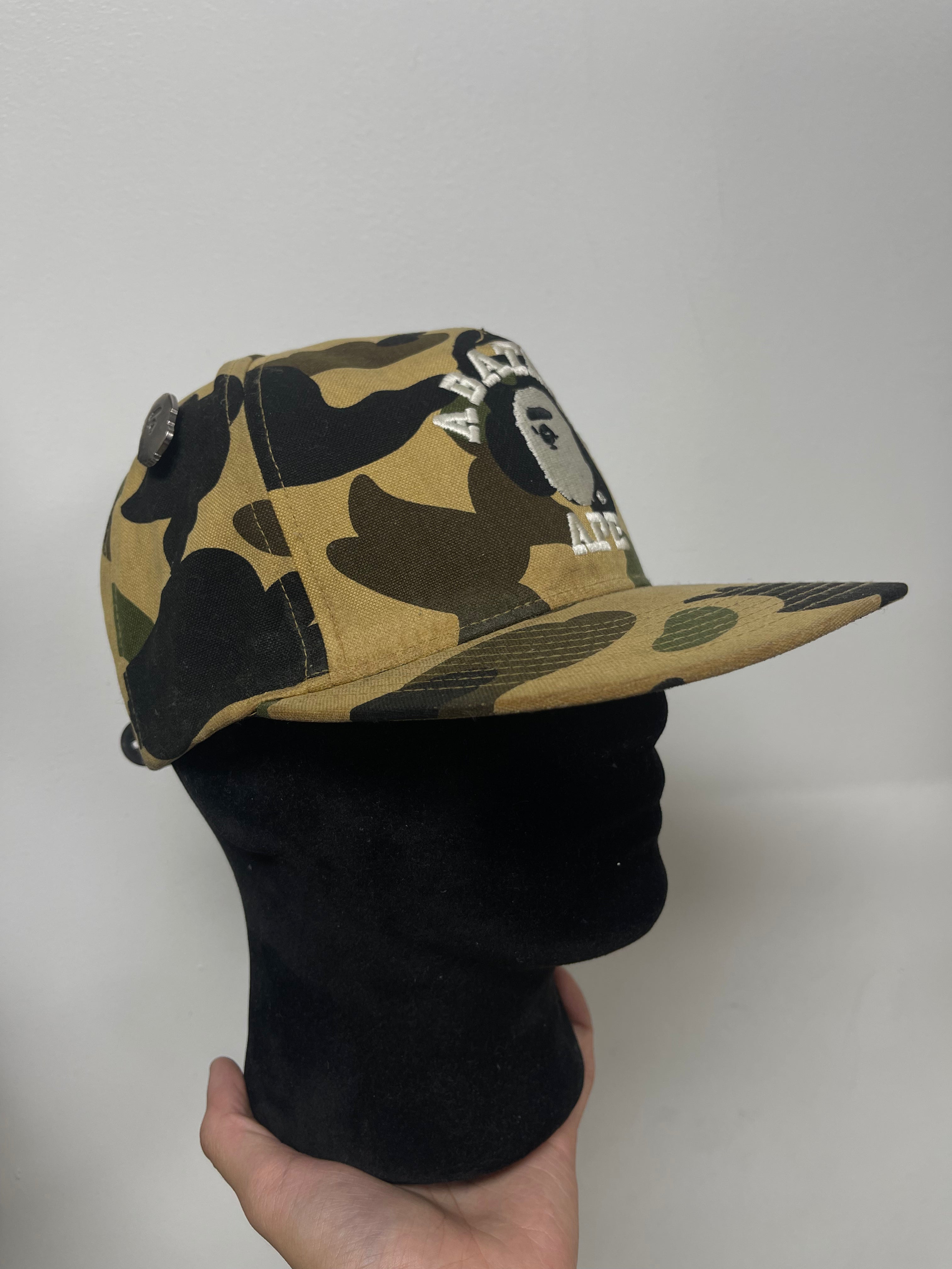 BAPE Ape Camo 1st Panel Hat