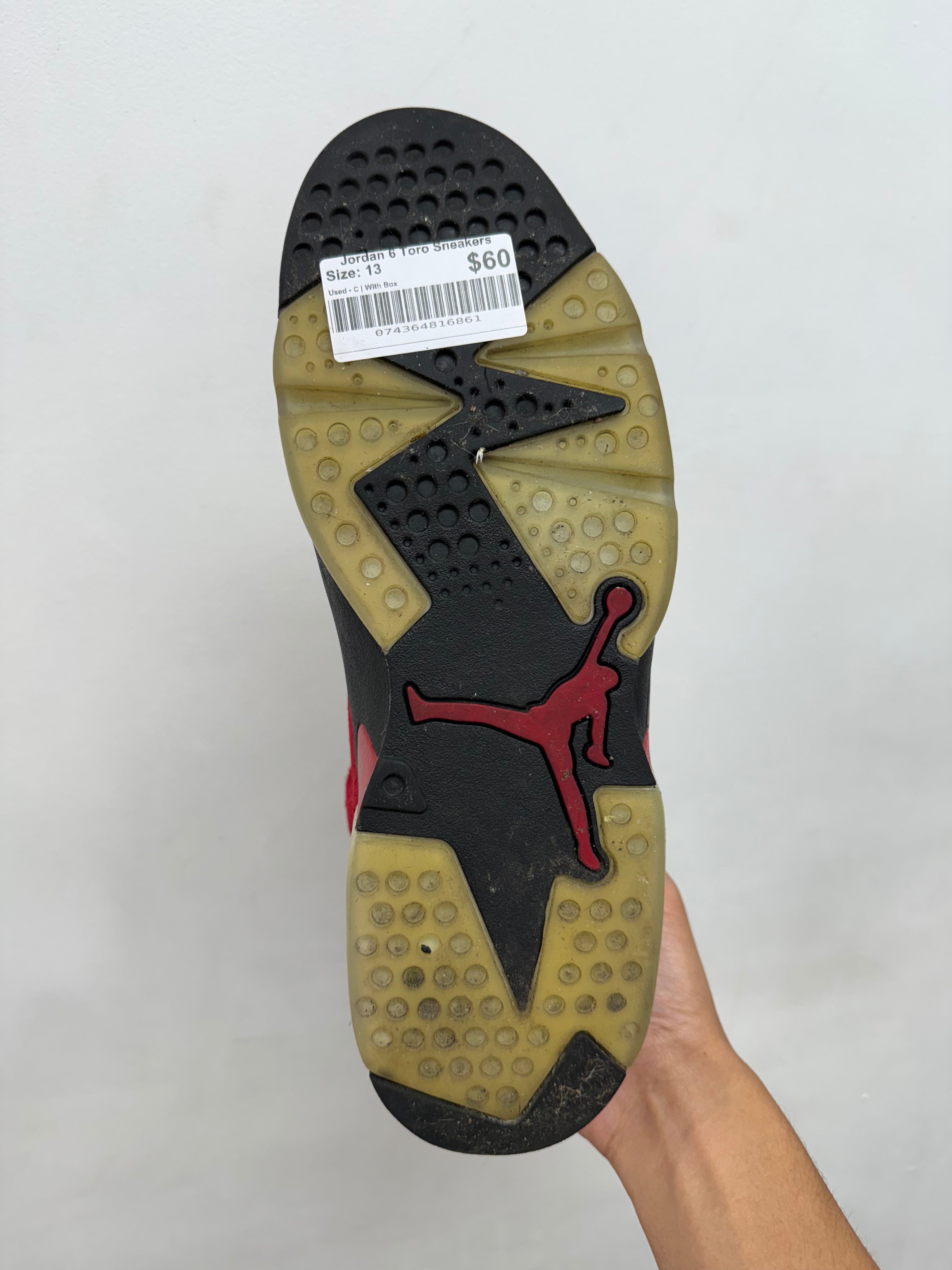 Jordan 6 Toro Sneakers