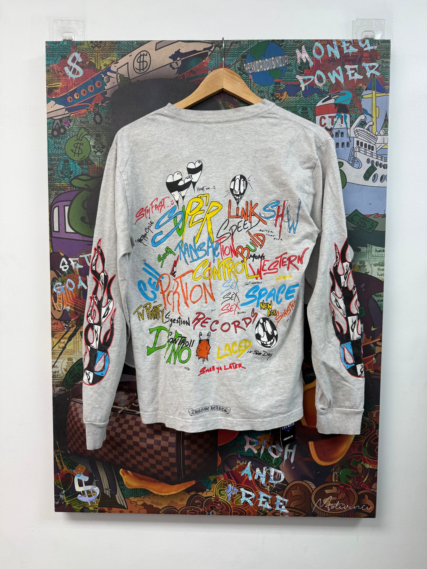 Chrome Hearts Matty Boy Nuclear Grey Longsleeve Tee