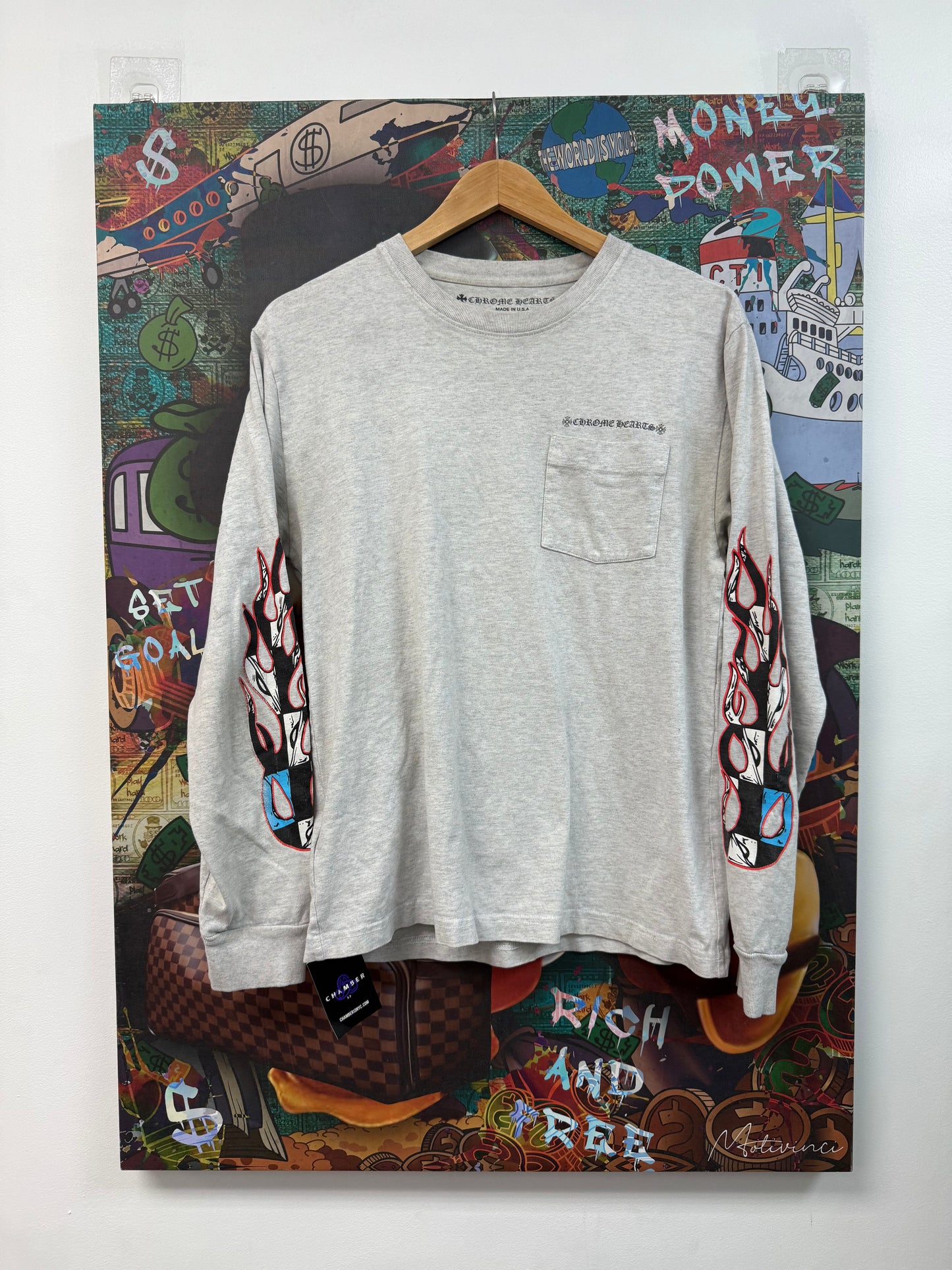 Chrome Hearts Matty Boy Nuclear Grey Longsleeve Tee
