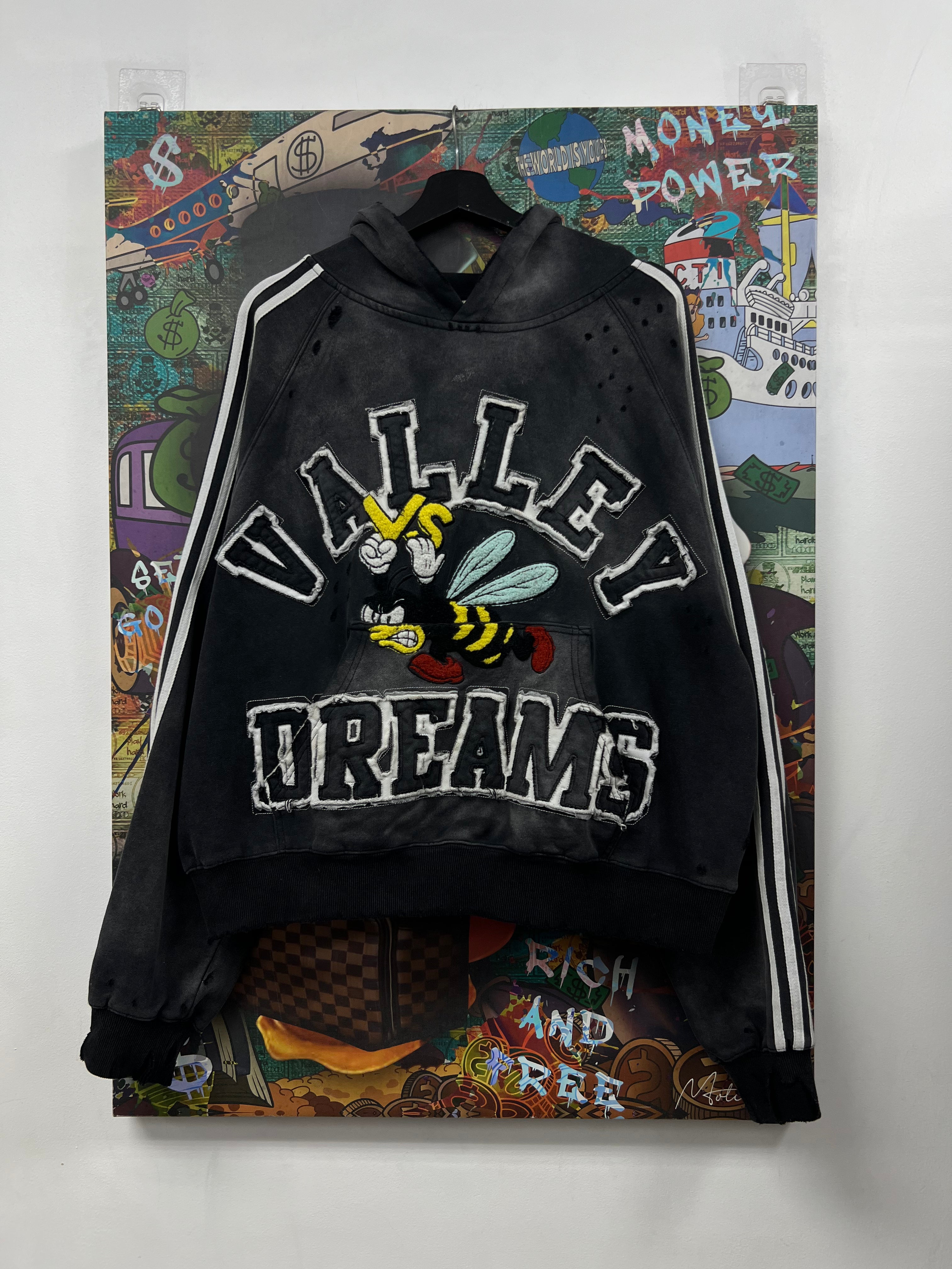 Vale Black Wash Anthem Hoodie
