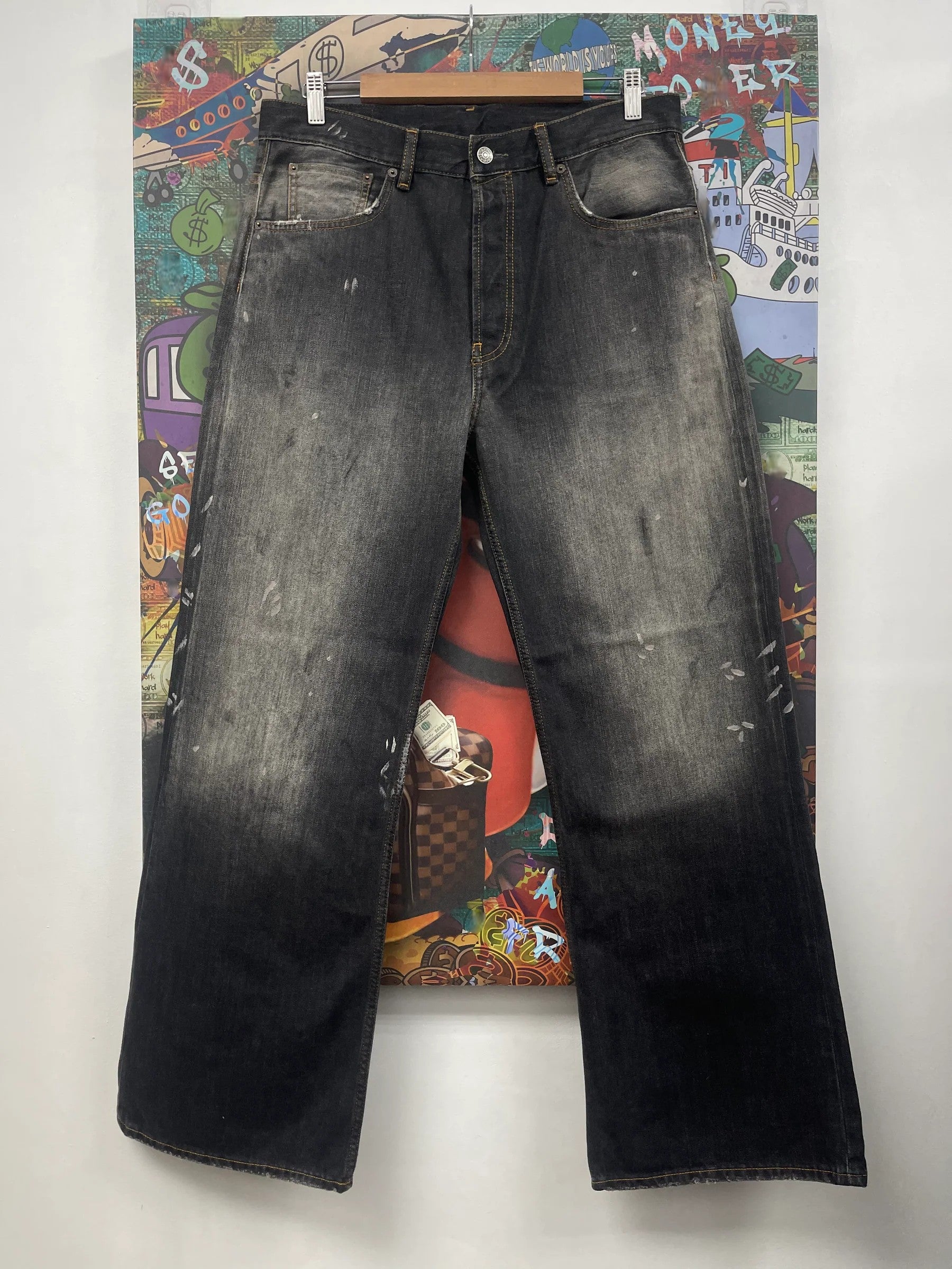 Acne Studios Trafalgar Black Wash Jeans